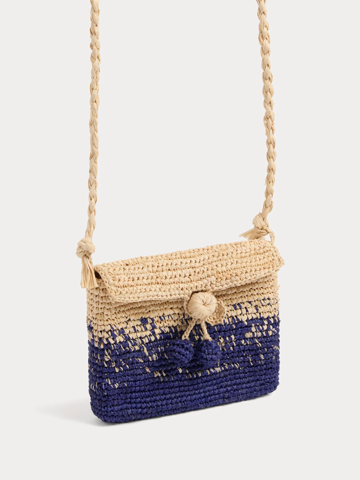 Handmade raffia Gouter shoulder bag - Image 3