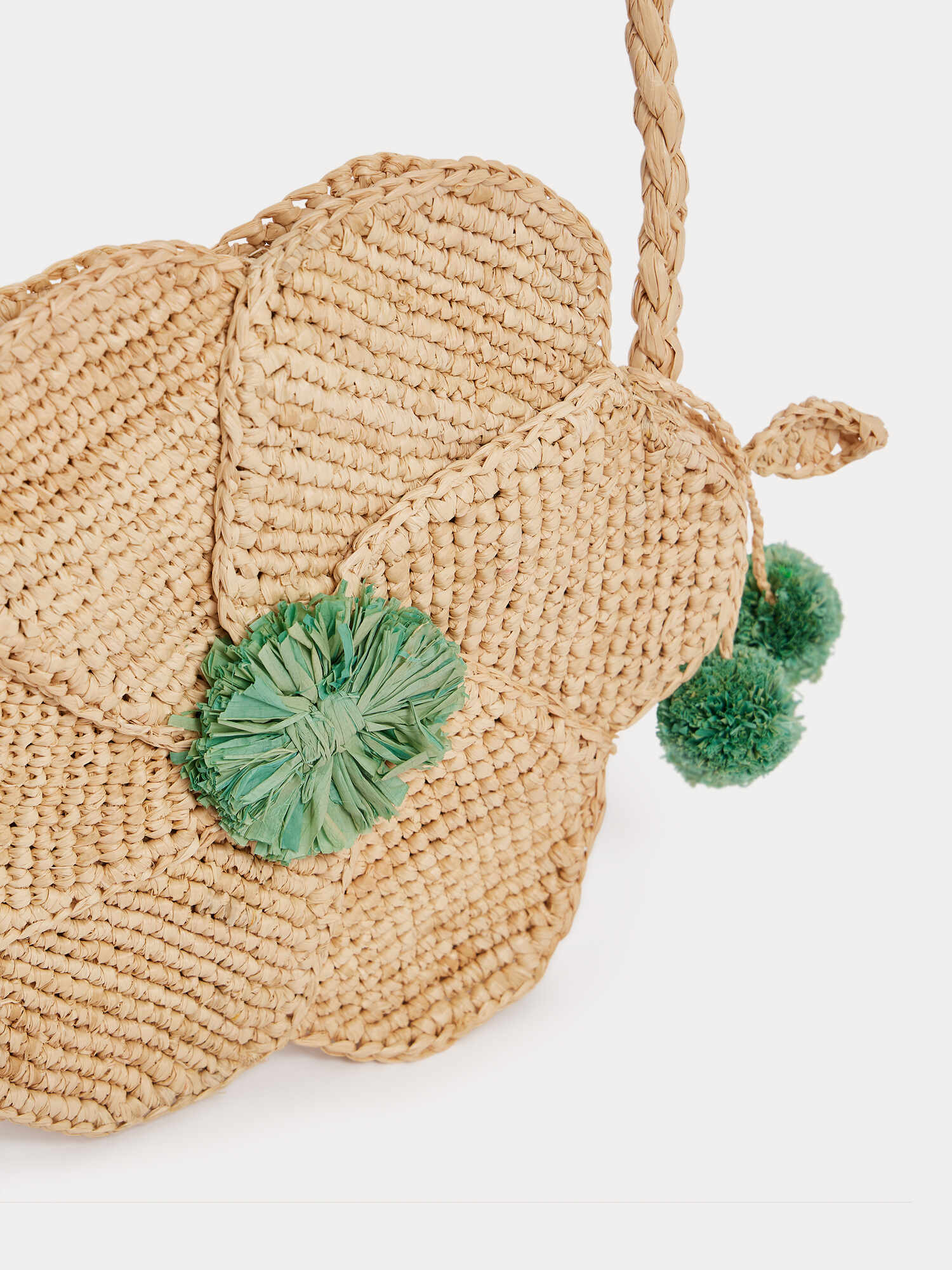 Handmade raffia Jordanie bag - Image 3