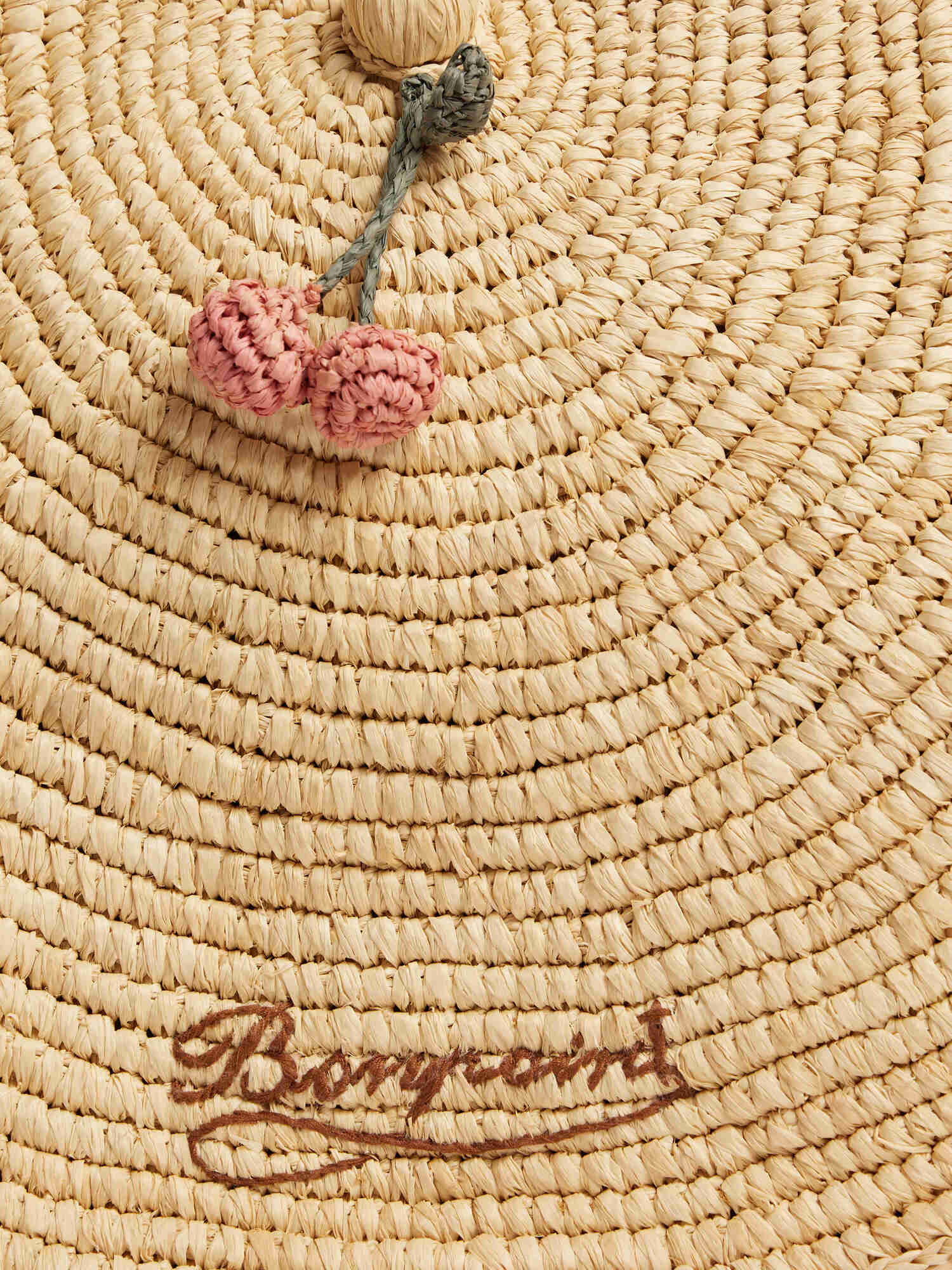 Handmade raffia Louisa bag - Image 6