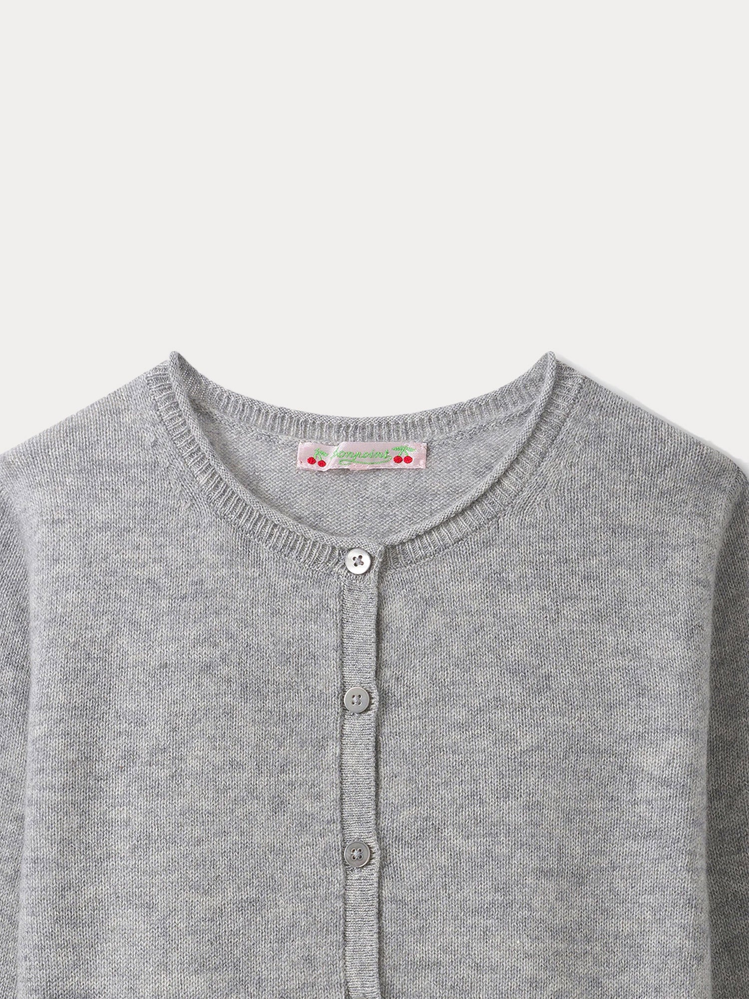Heathered gray cardigan - Image 3