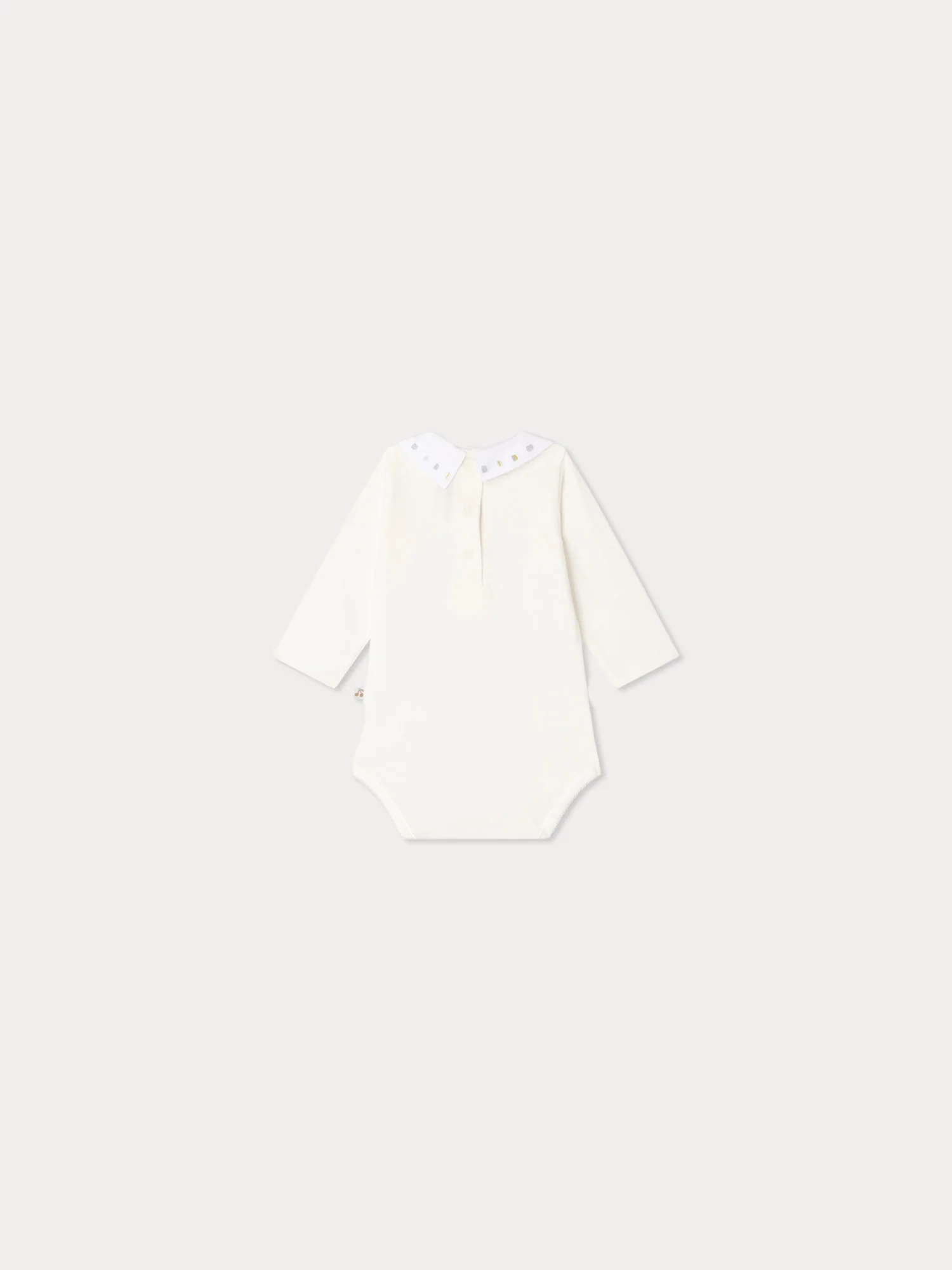 Juillet body hand-embroidered squares in organic cotton - Image 2