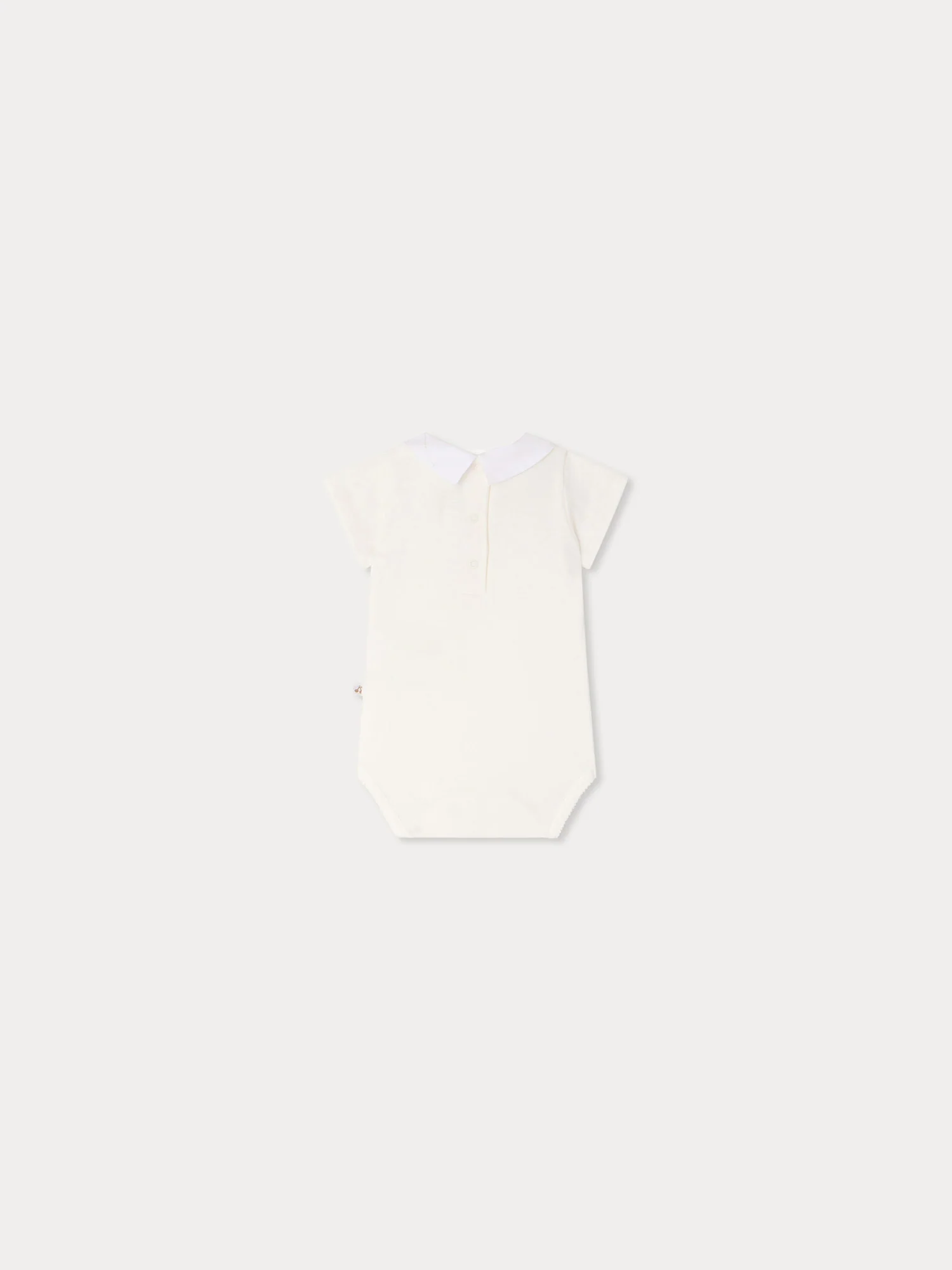 Juillet bodysuit with hand-embroidered kites in organic cotton - Image 3