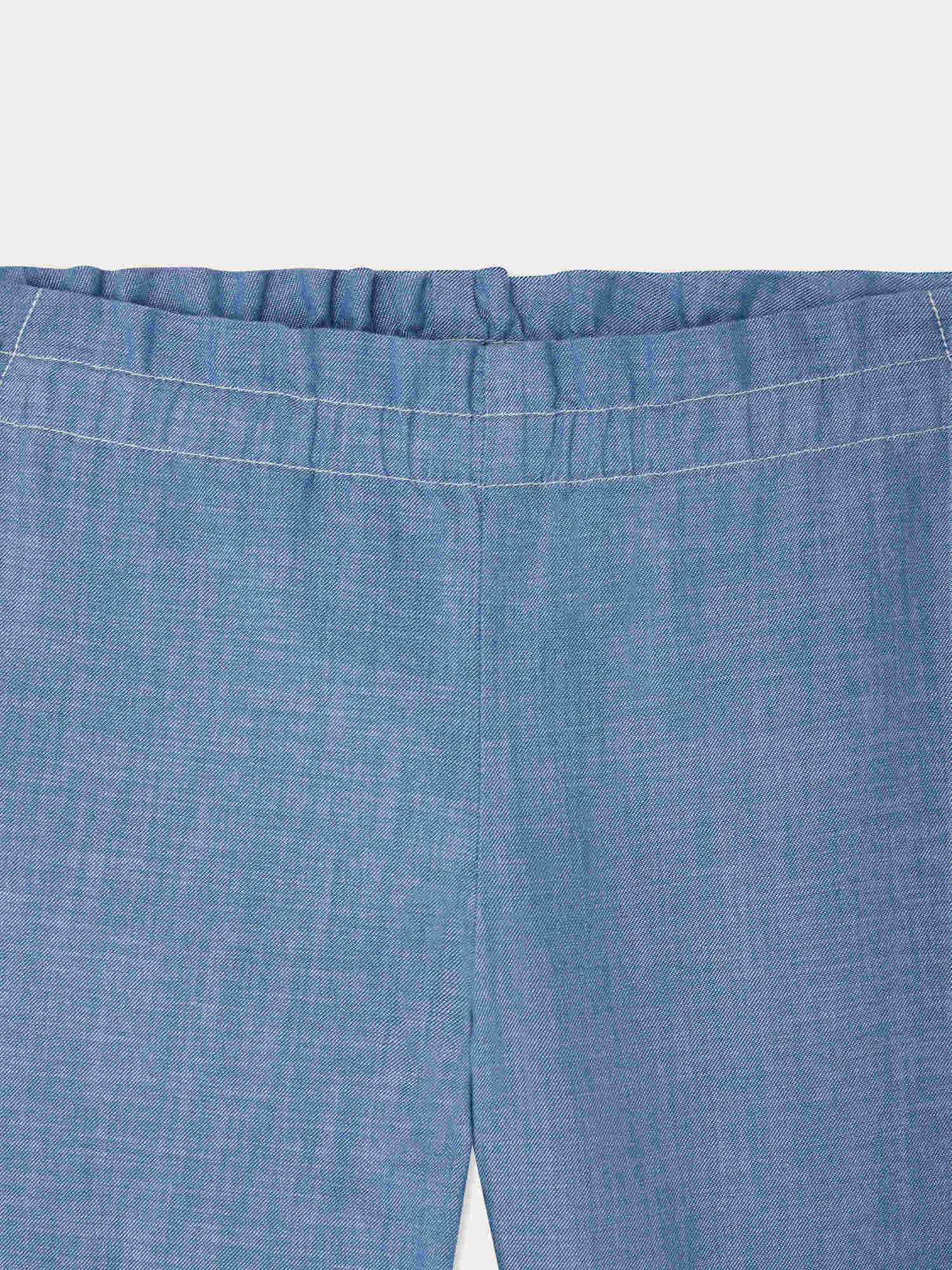 July chambray trousers in organic cotton - Image 3