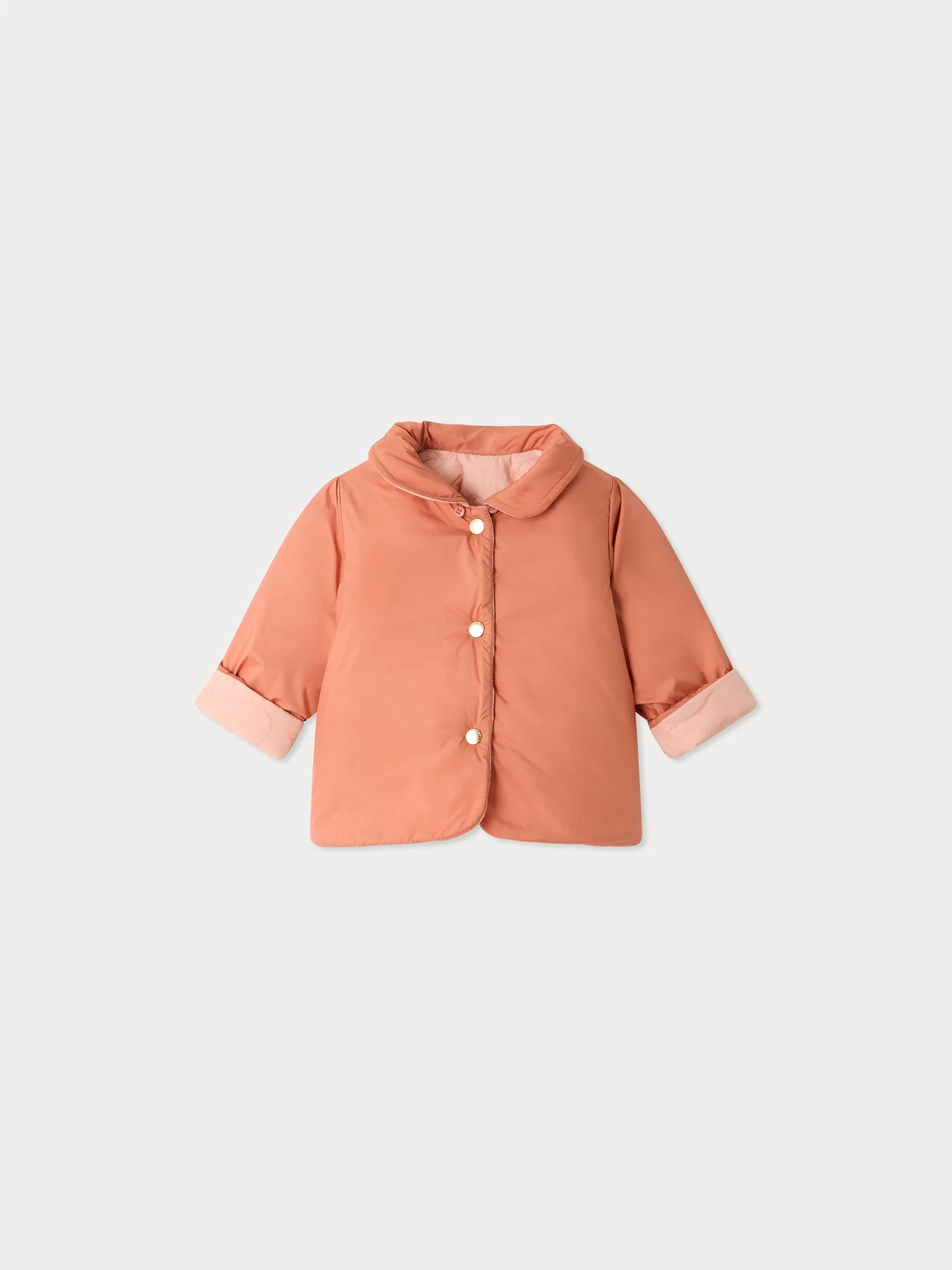 Juno baby reversible and quilted cherry jacket - Image 5