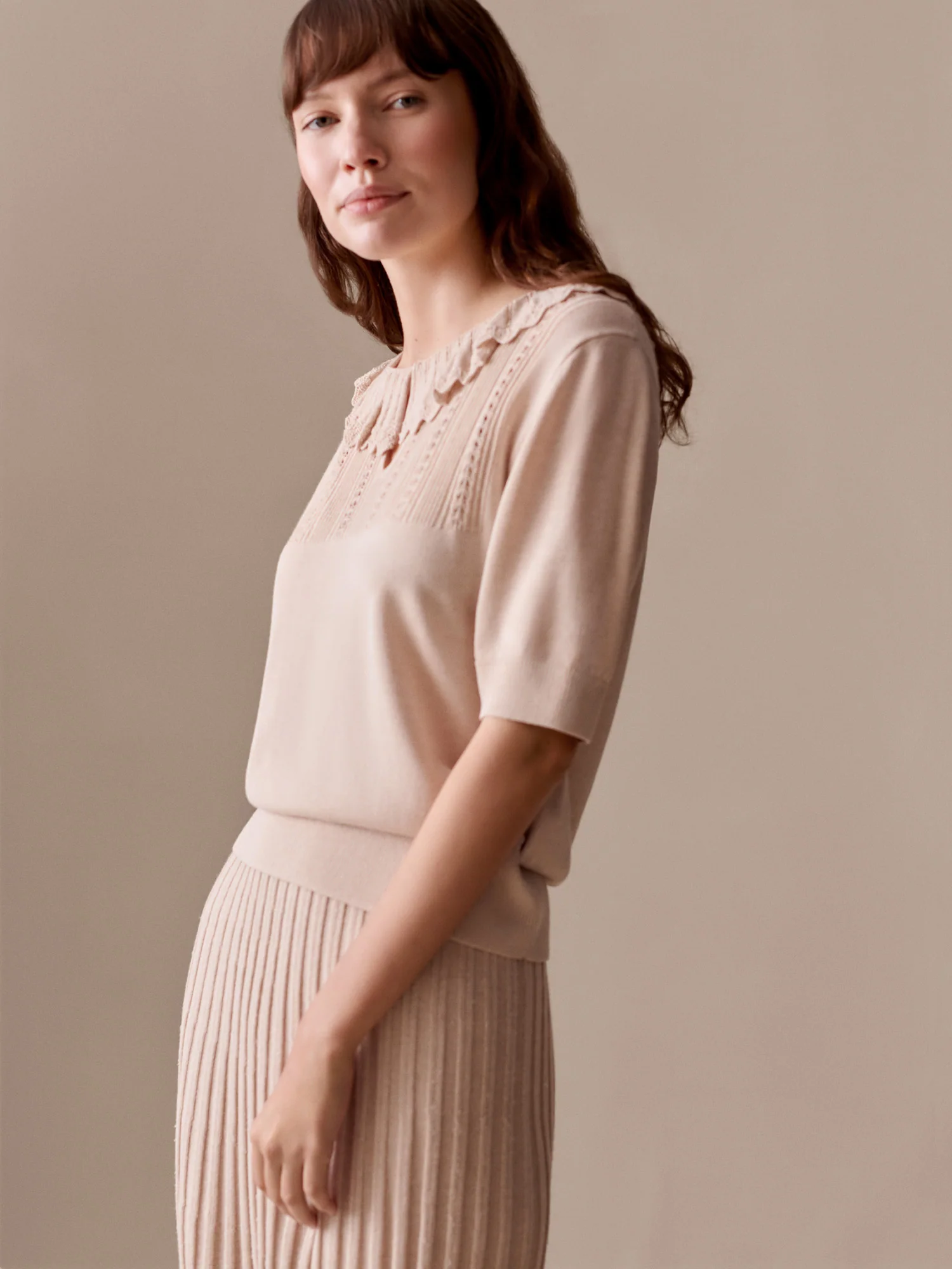 Jylsa pleated knit skirt - Image 5