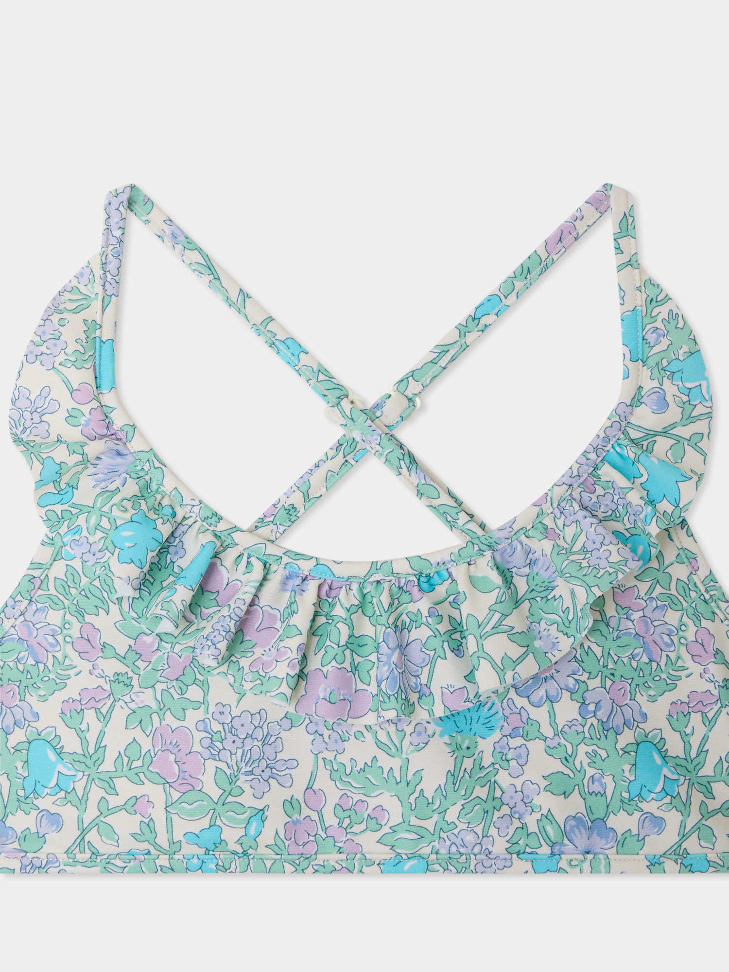 Lace two-piece swimsuit in Liberty fabric - Image 3