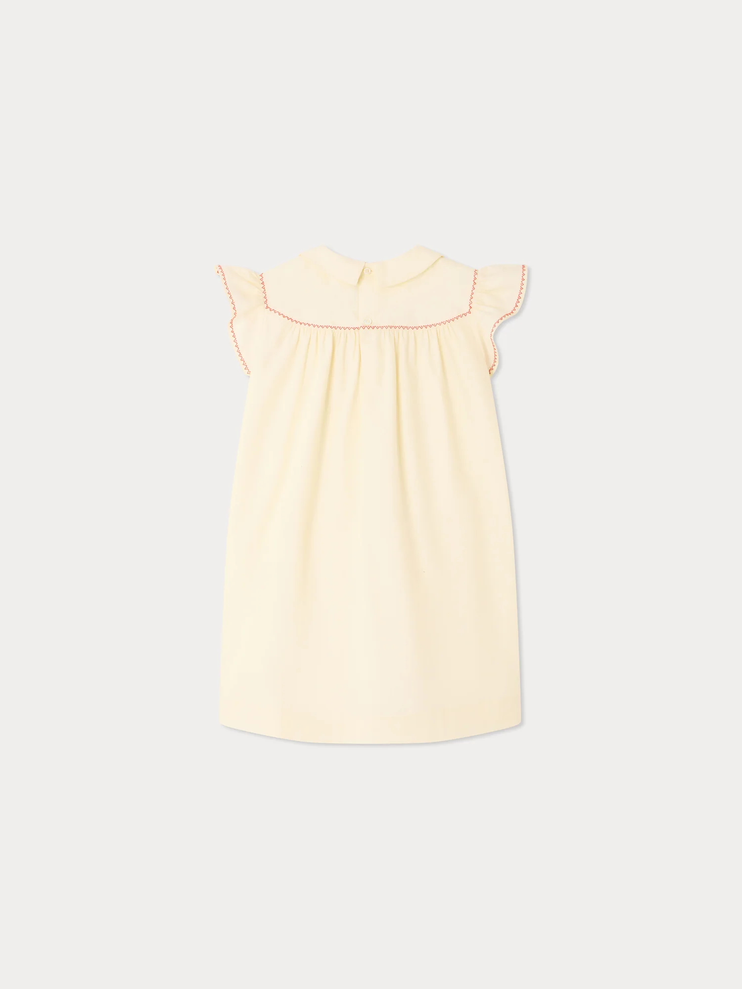 Lacey-Ann dress hand-embroidered in organic cotton - Image 2