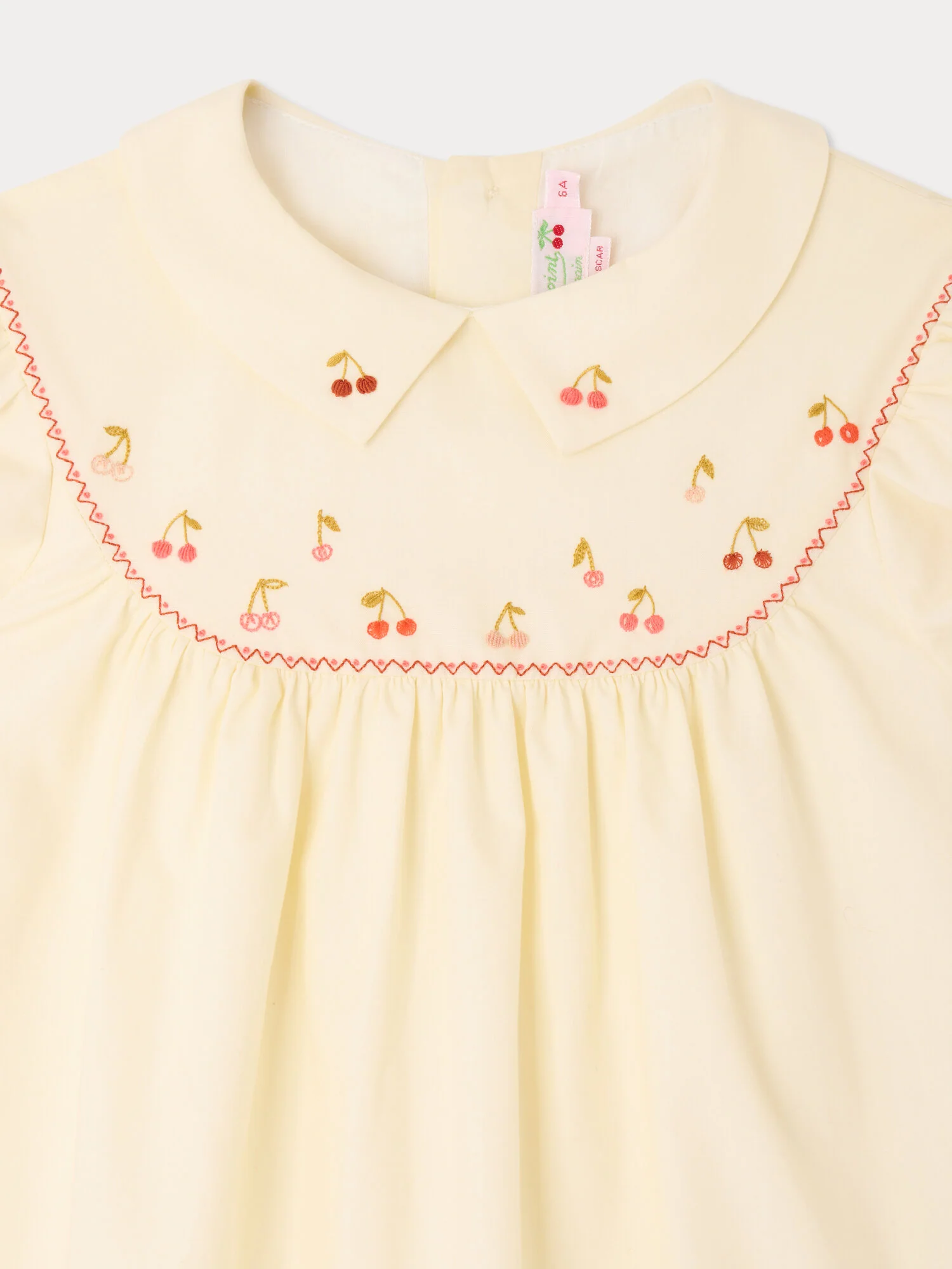 Lacey-Ann dress hand-embroidered in organic cotton - Image 3