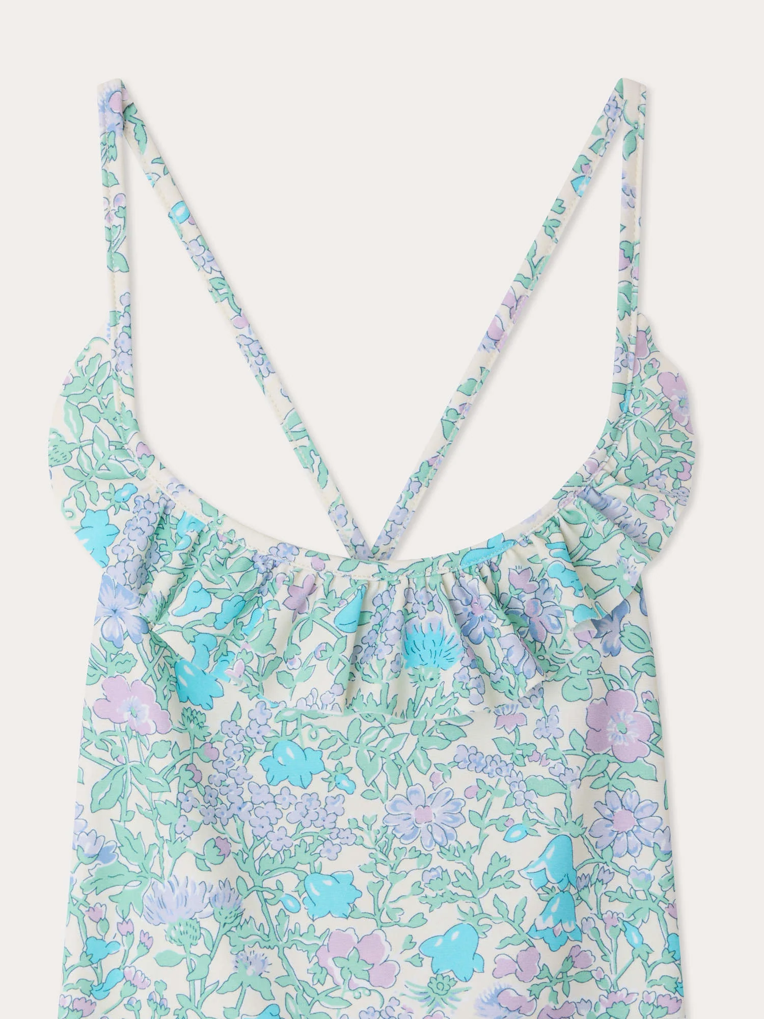 Lacy one-piece swimsuit in Liberty fabric - Image 3