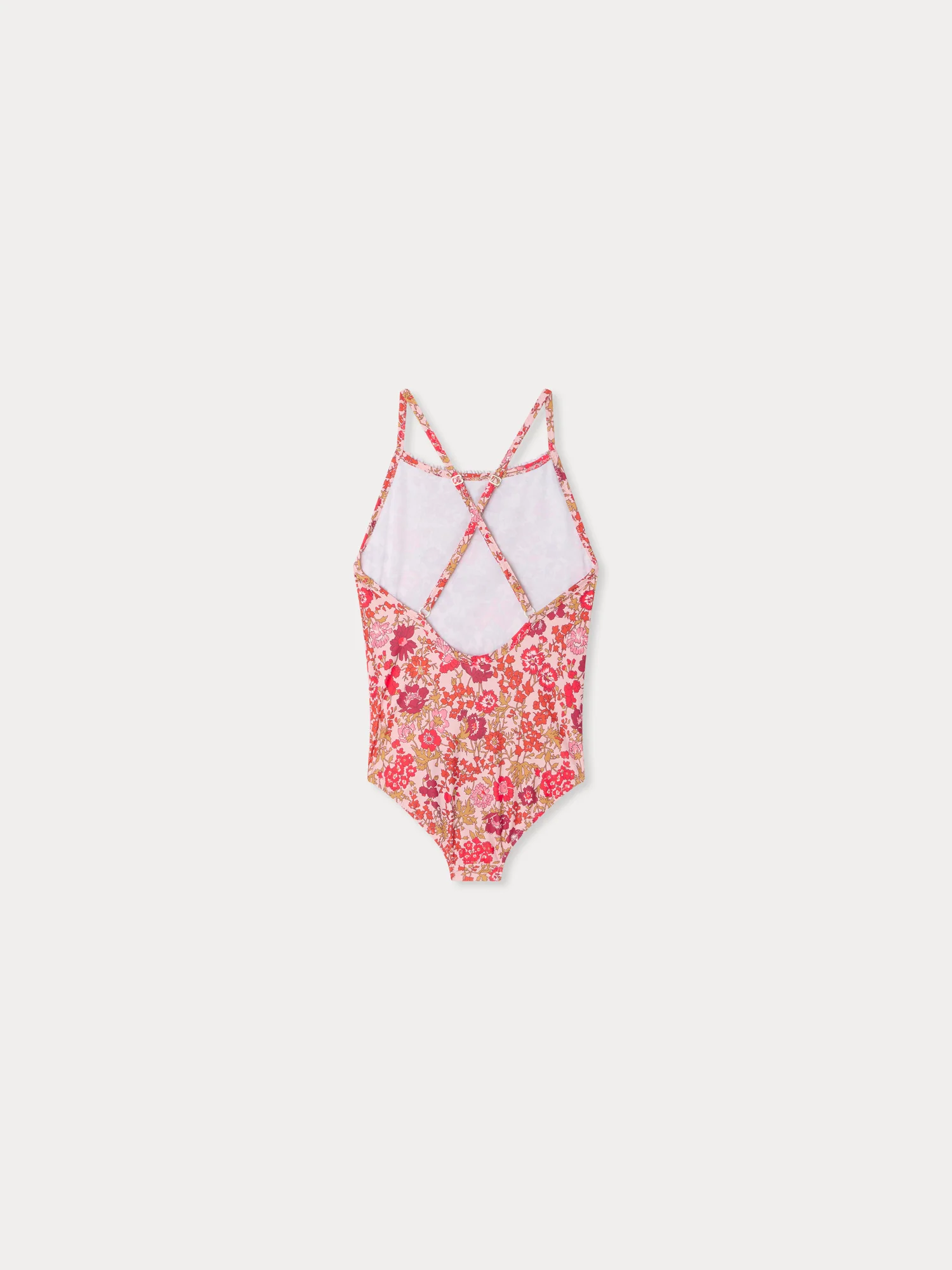 Laika one-piece swimsuit with pink flowers in Liberty fabric - Image 2