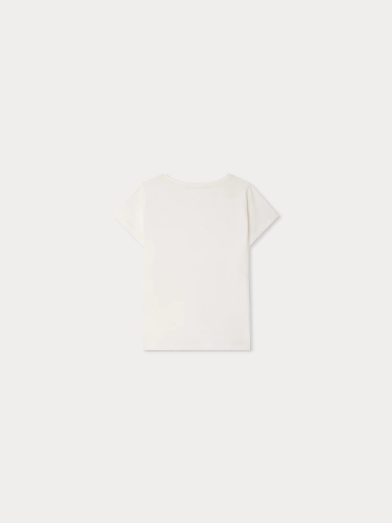 Lalcala hand-embroidered floral t-shirt in organic cotton - Image 2