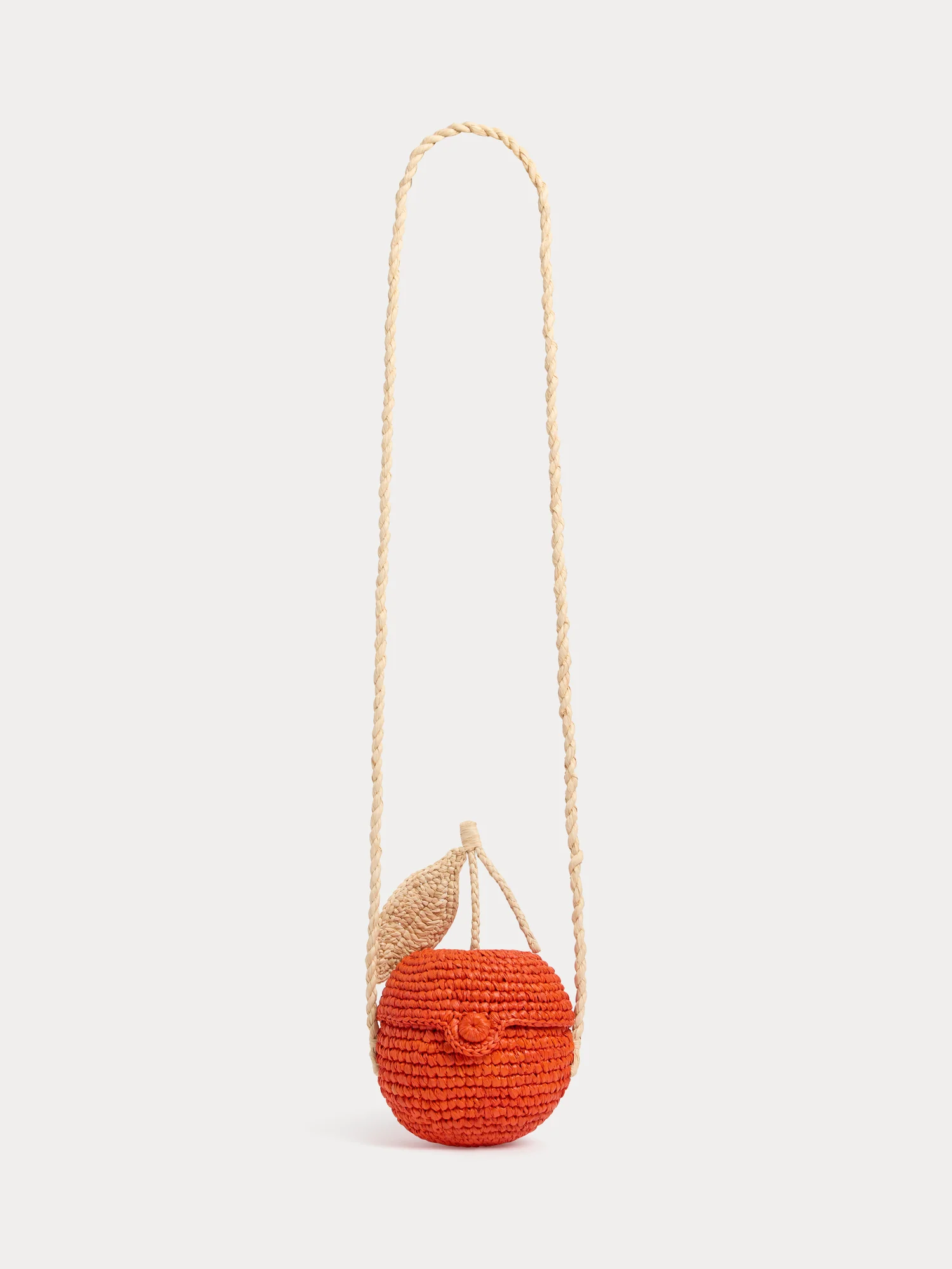 Laney handmade cherry raffia bag - Image 2