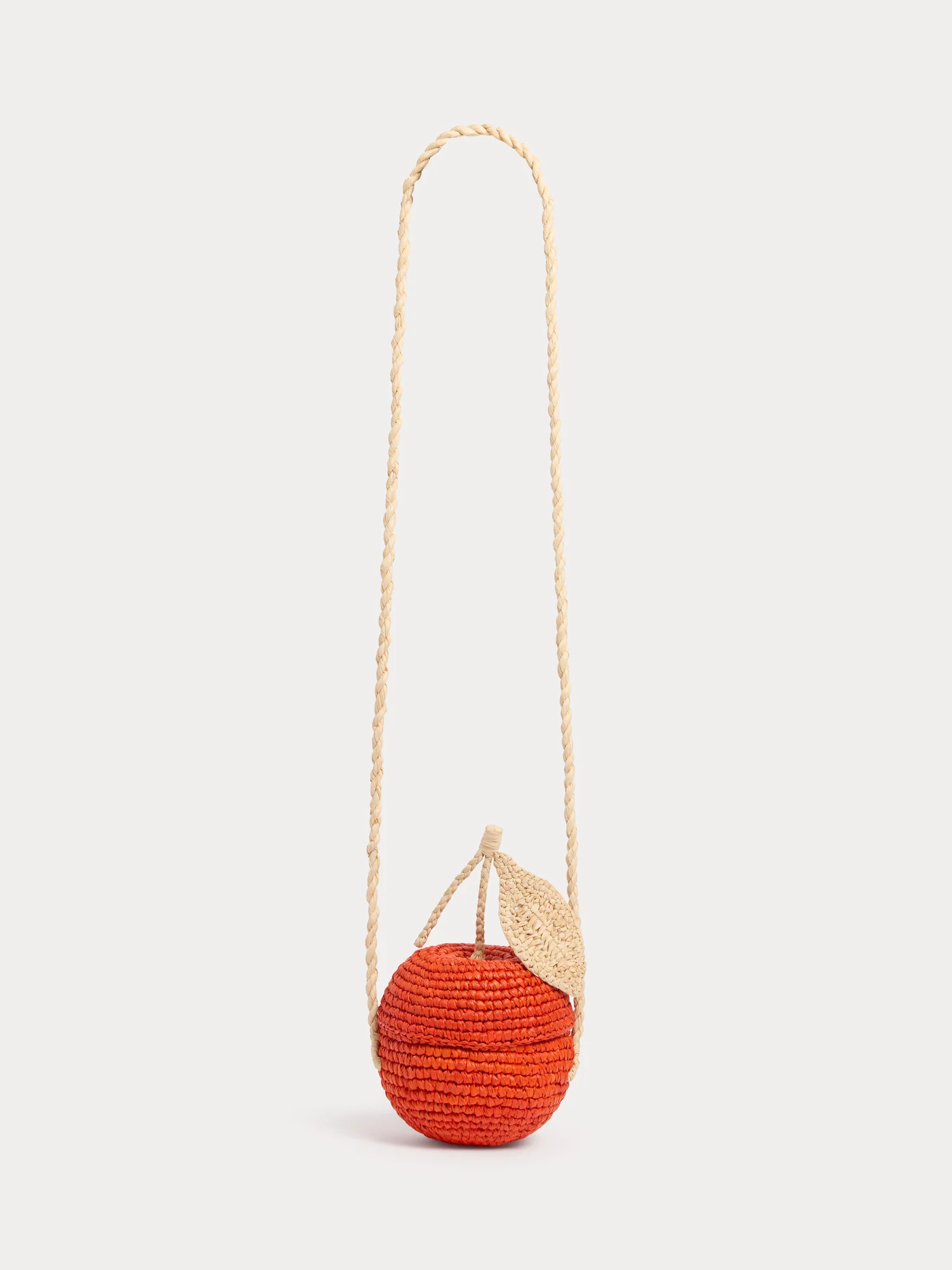 Laney handmade cherry raffia bag - Image 3