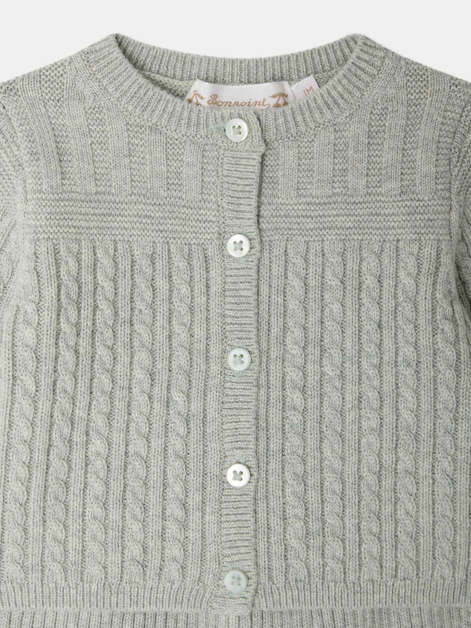 Lavinon set in verdigris made from wool and cotton - Image 3