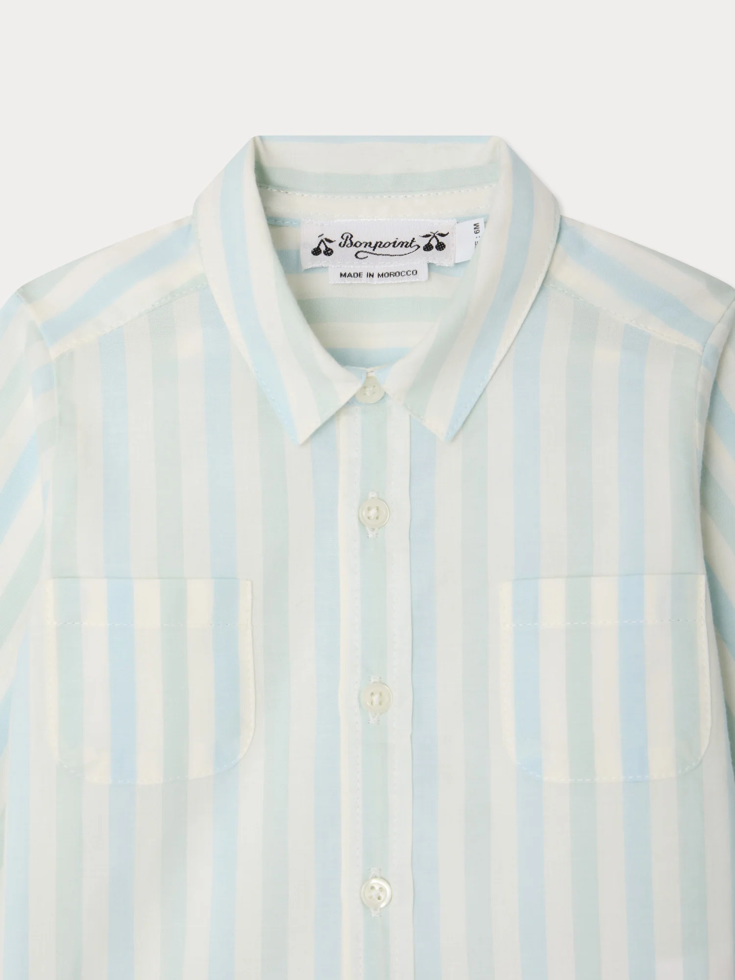 Lawson striped shirt in organic cotton poplin - Image 4