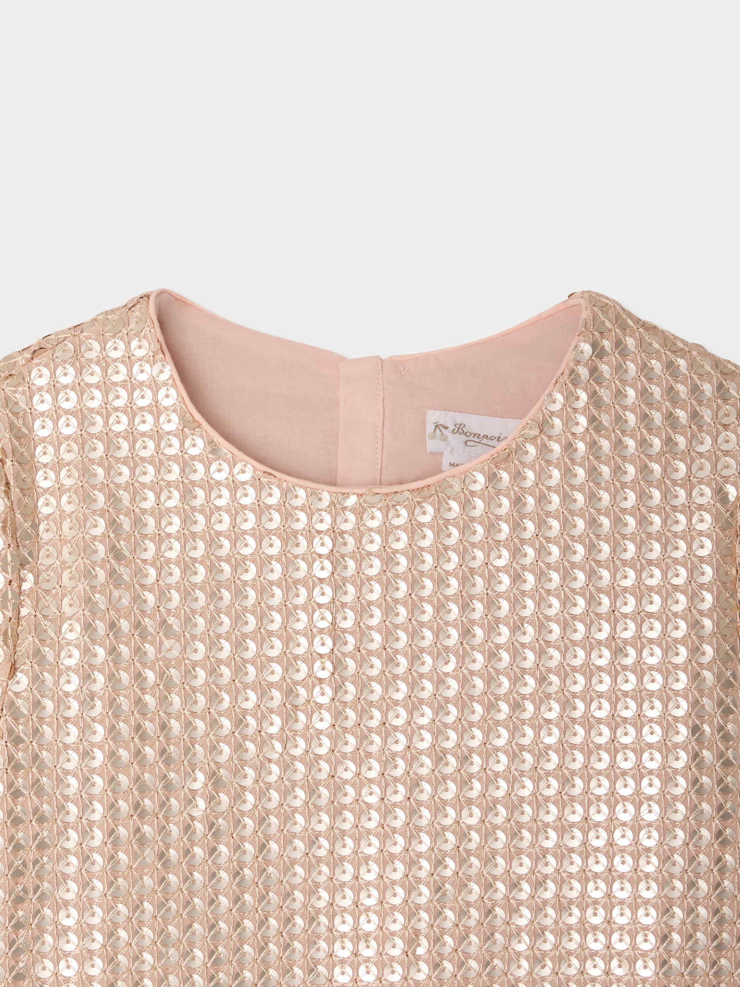 Lea dress embroidered with sequins - Image 2