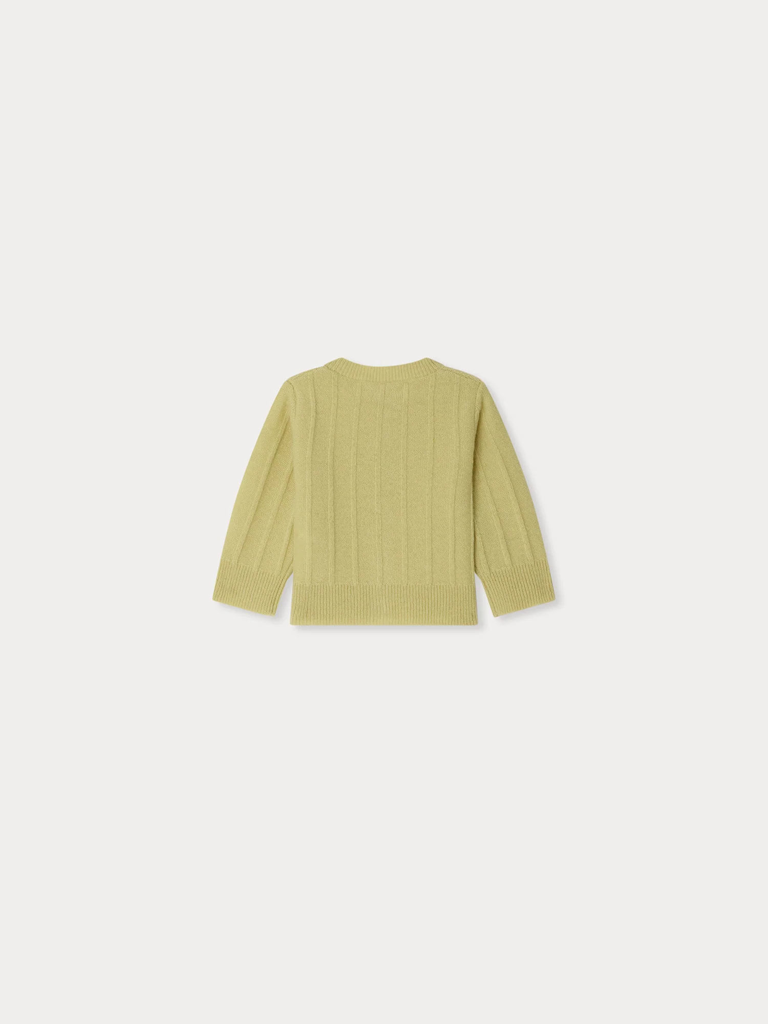 Leander round neck cashmere cardigan - Image 3