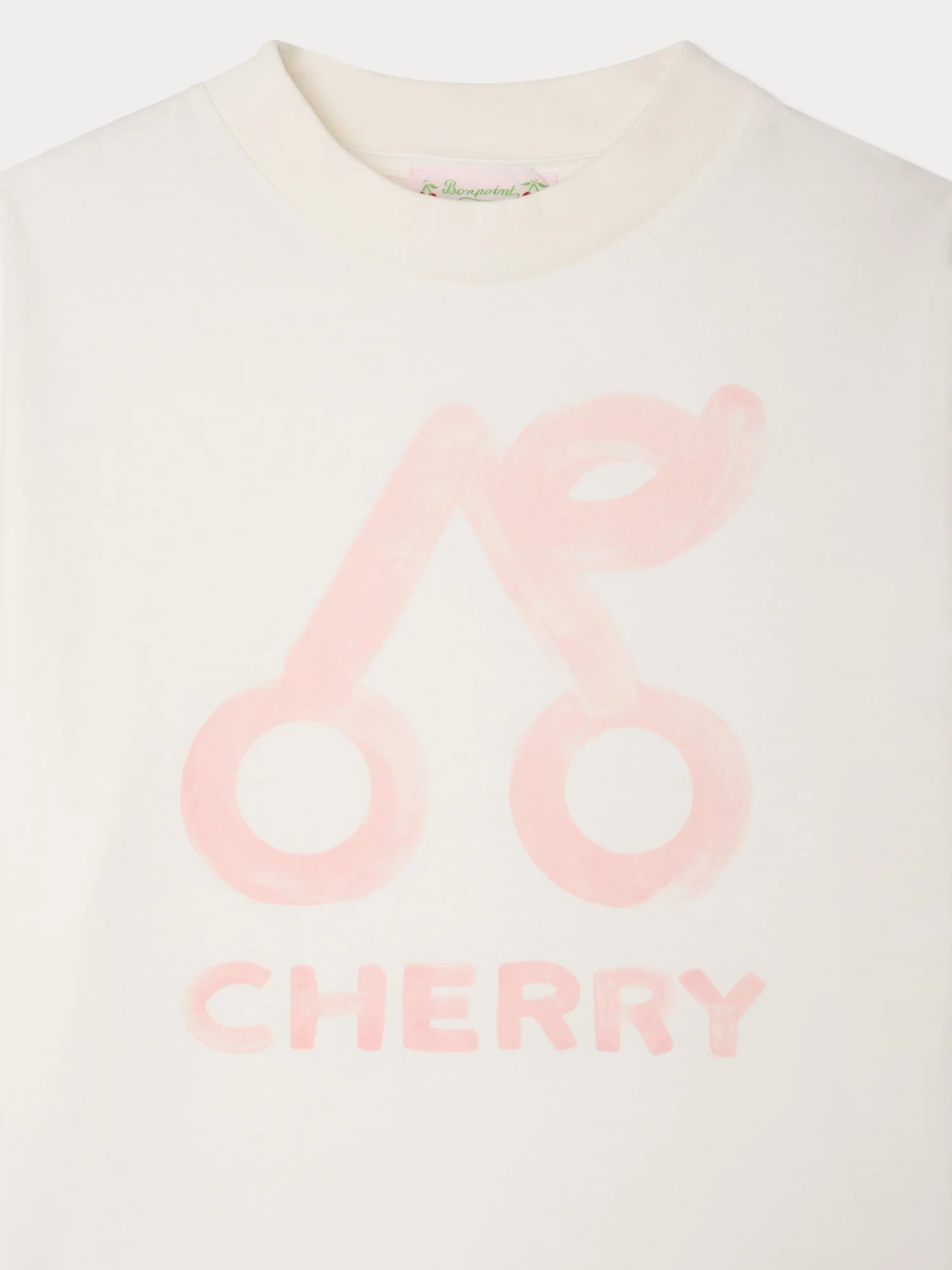 Lele cherry print t-shirt in organic cotton - Image 3