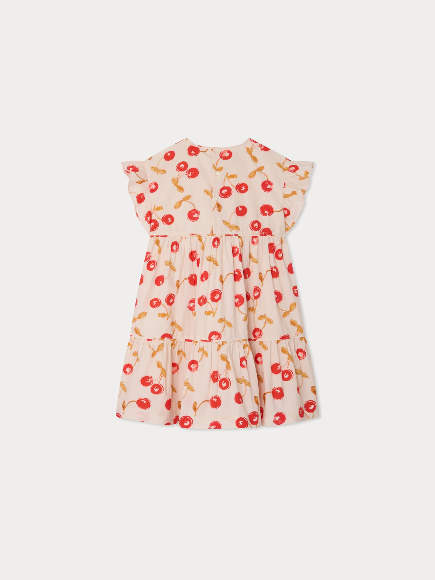 Leontine dress with ruffles in organic cotton - Image 2