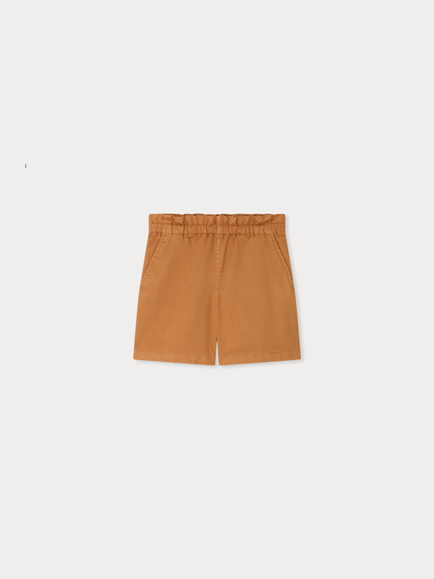 Leslie nutmeg shorts in organic cotton - Image 2