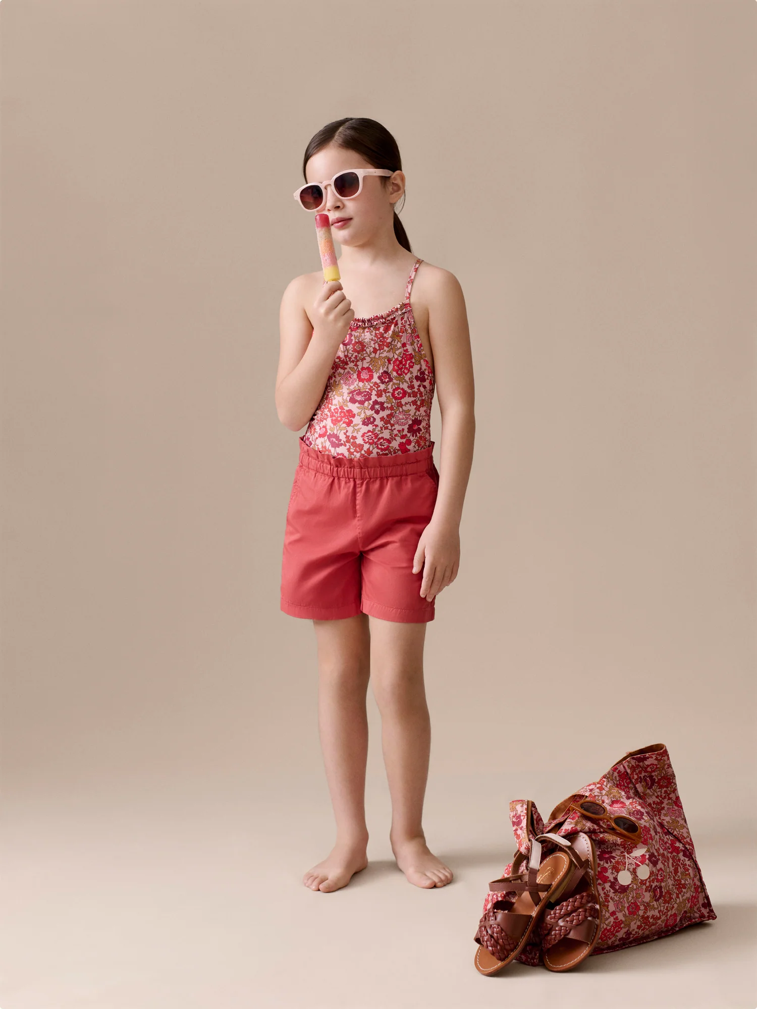 Leslie shorts in grenadine organic cotton - Image 5