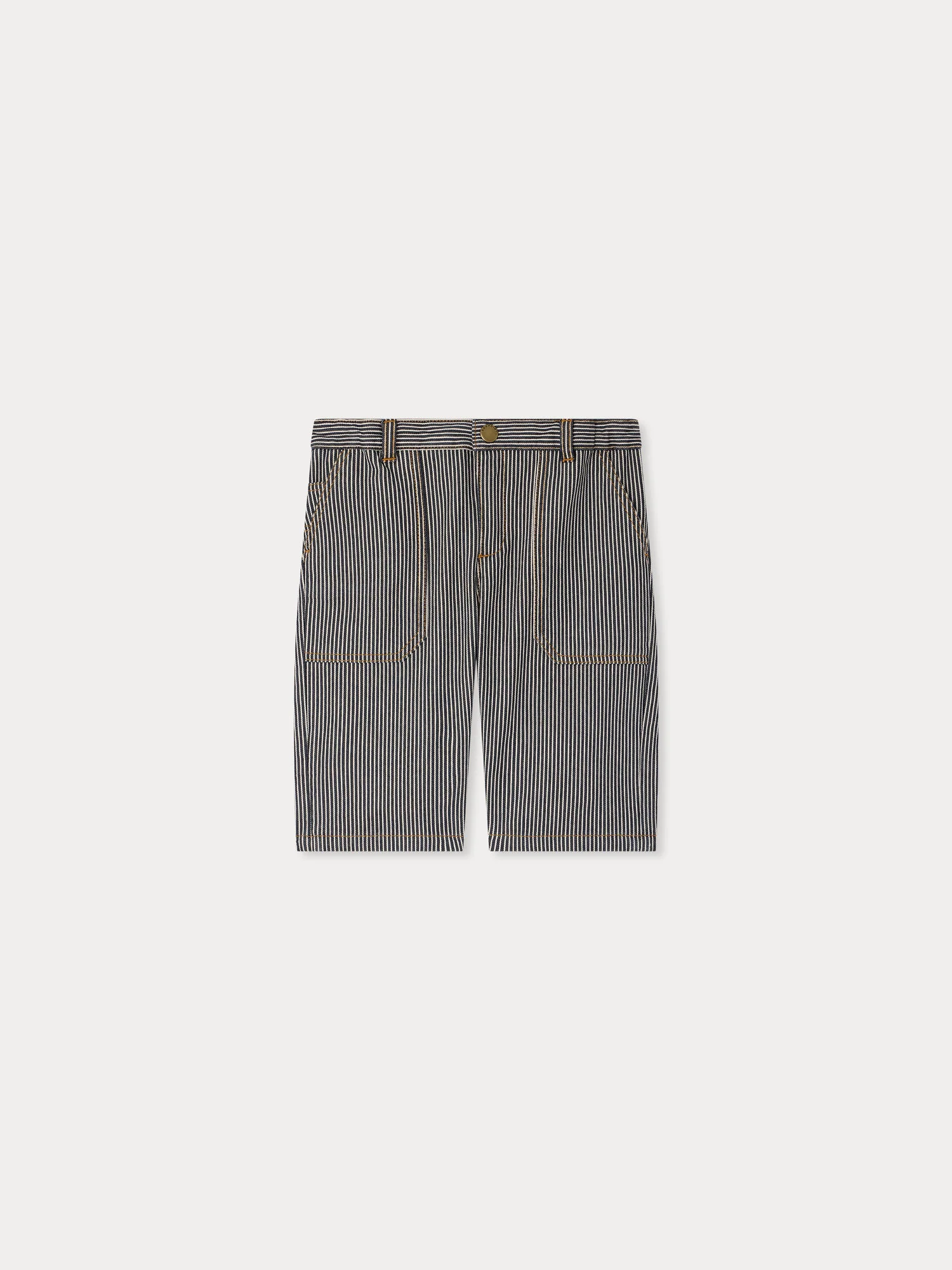 Levon striped shorts in organic cotton - Image 2