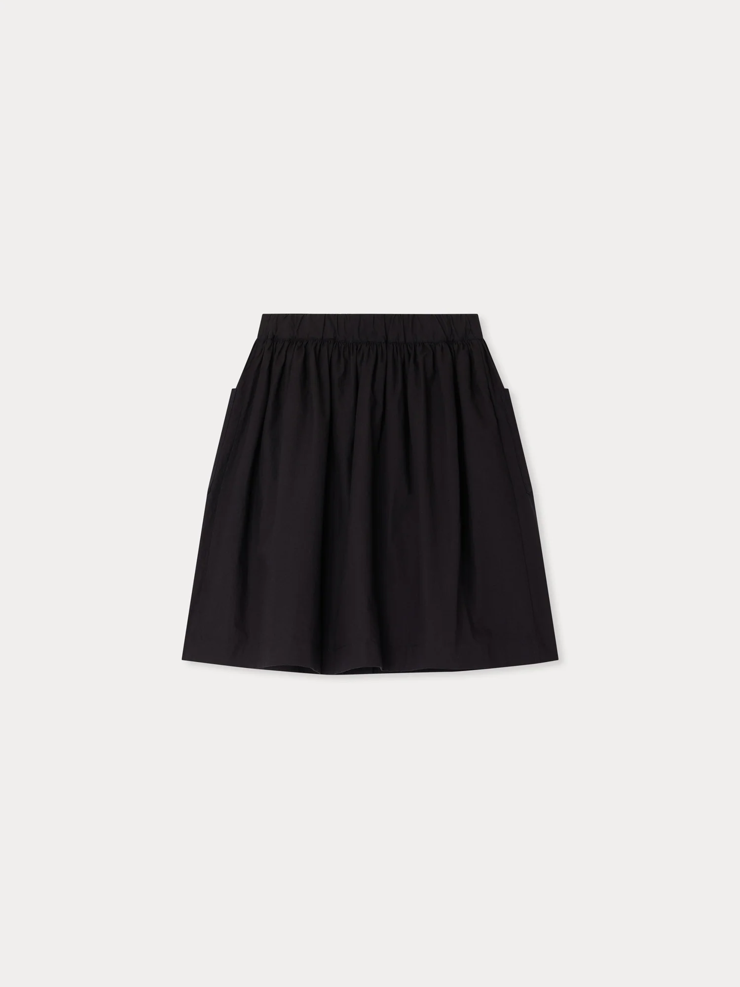 Lierre skirt hand-embroidered in organic cotton poplin - Image 3