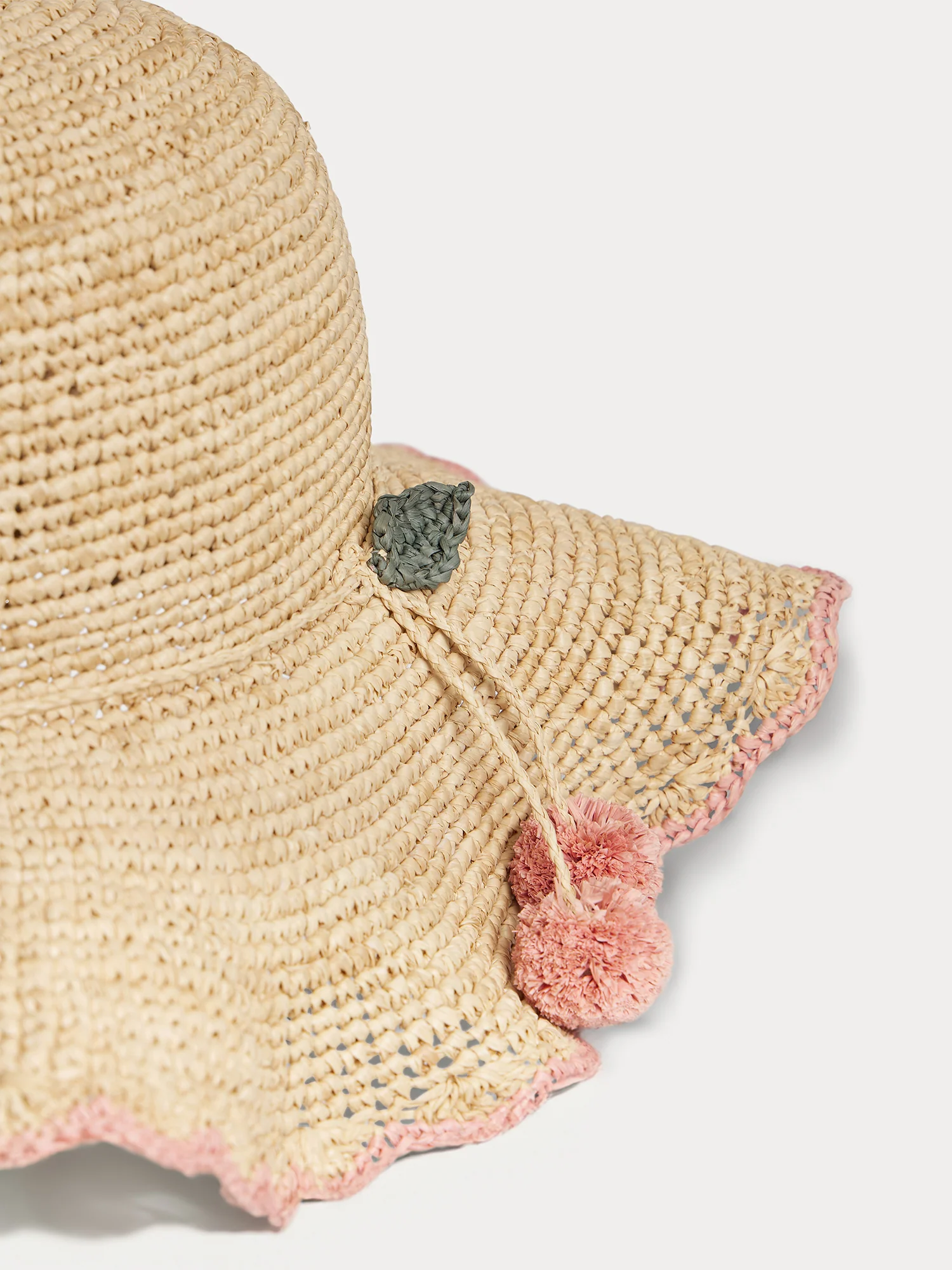 Lila hand-braided sun hat - Image 3