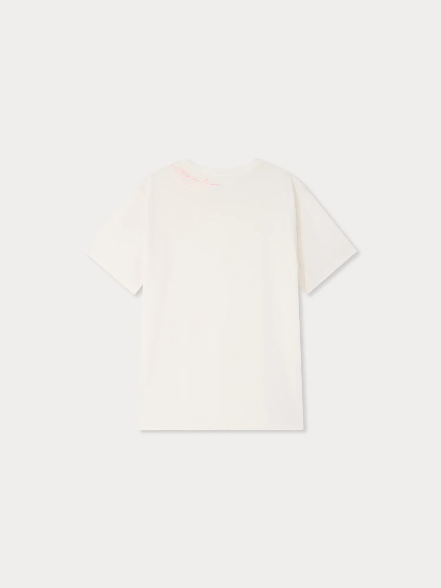 Linda embroidered "amour" t-shirt in organic cotton - Image 3