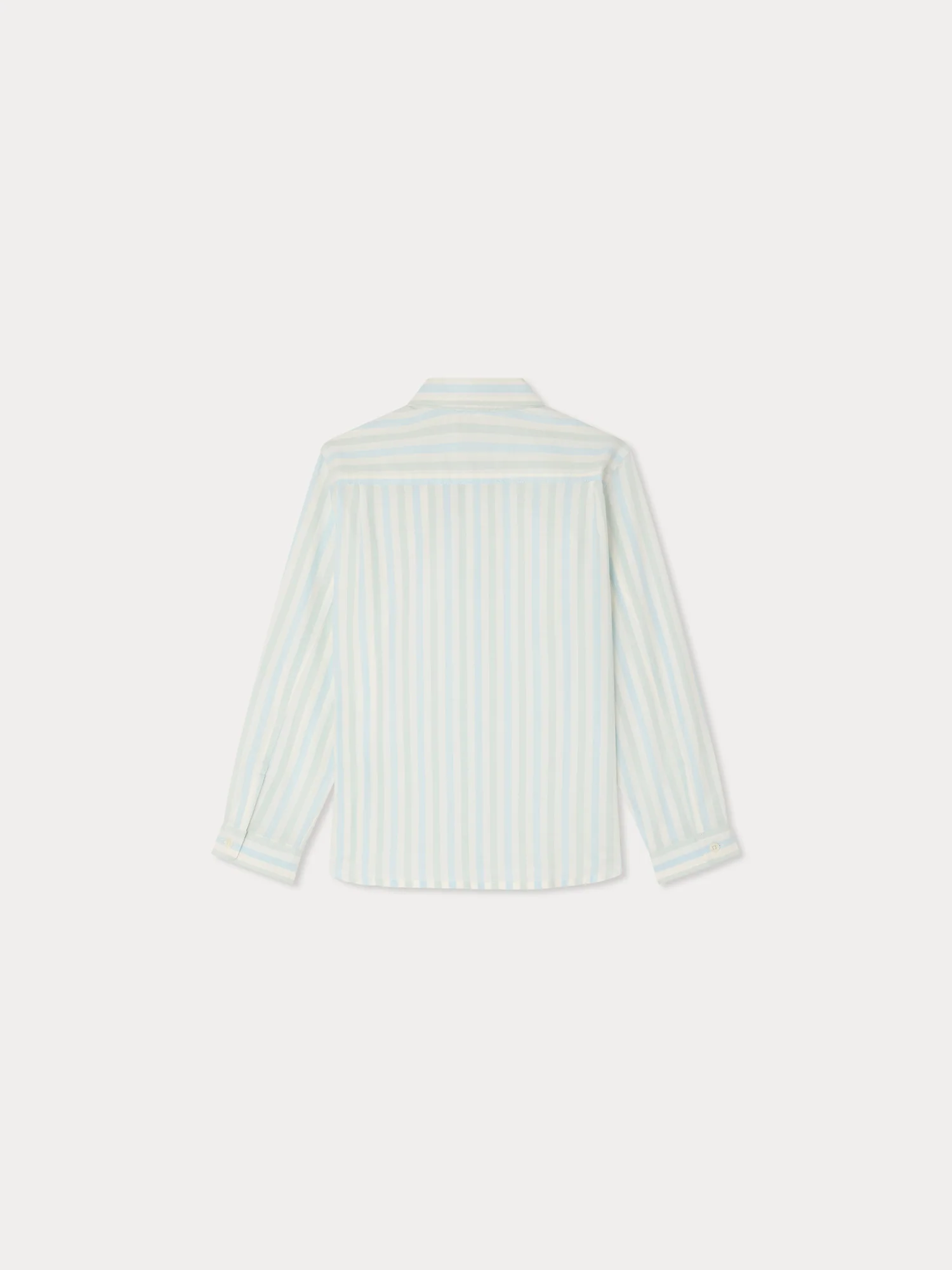 Linton striped shirt in organic cotton poplin - Image 2