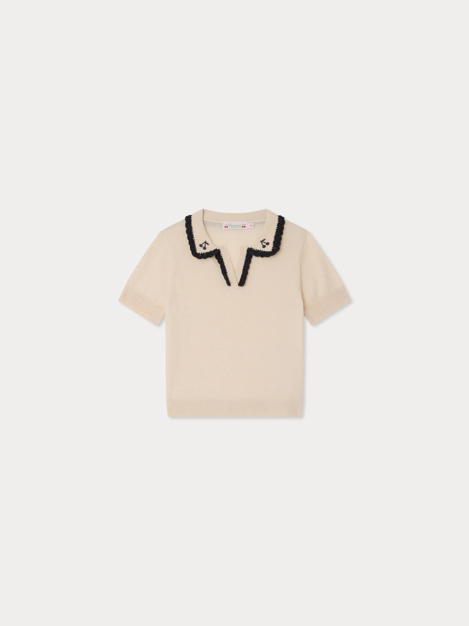 Lisette sweater with hand-embroidered collar - Image 2