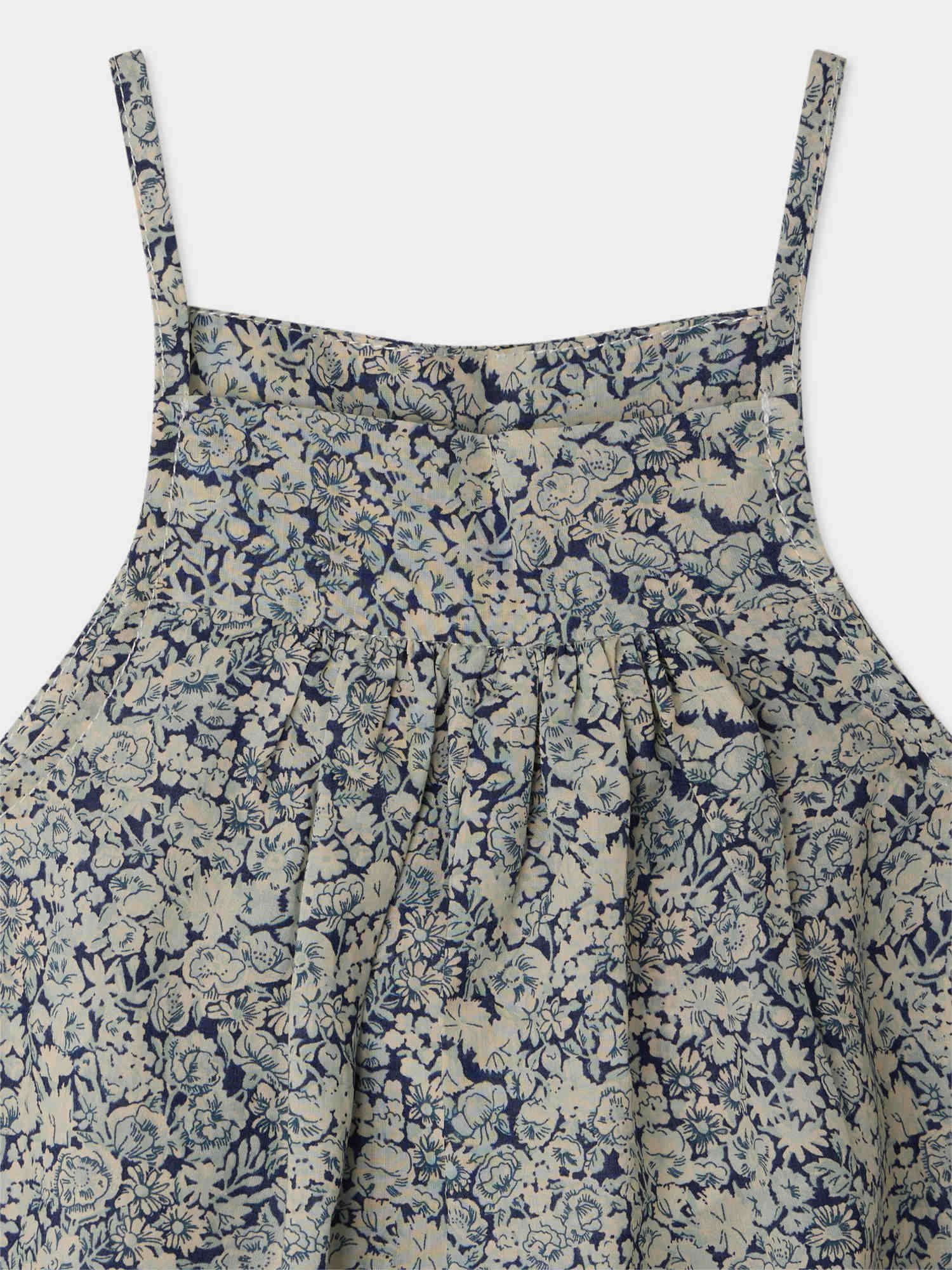 Lisou dungarees in Liberty organic cotton fabric - Image 3