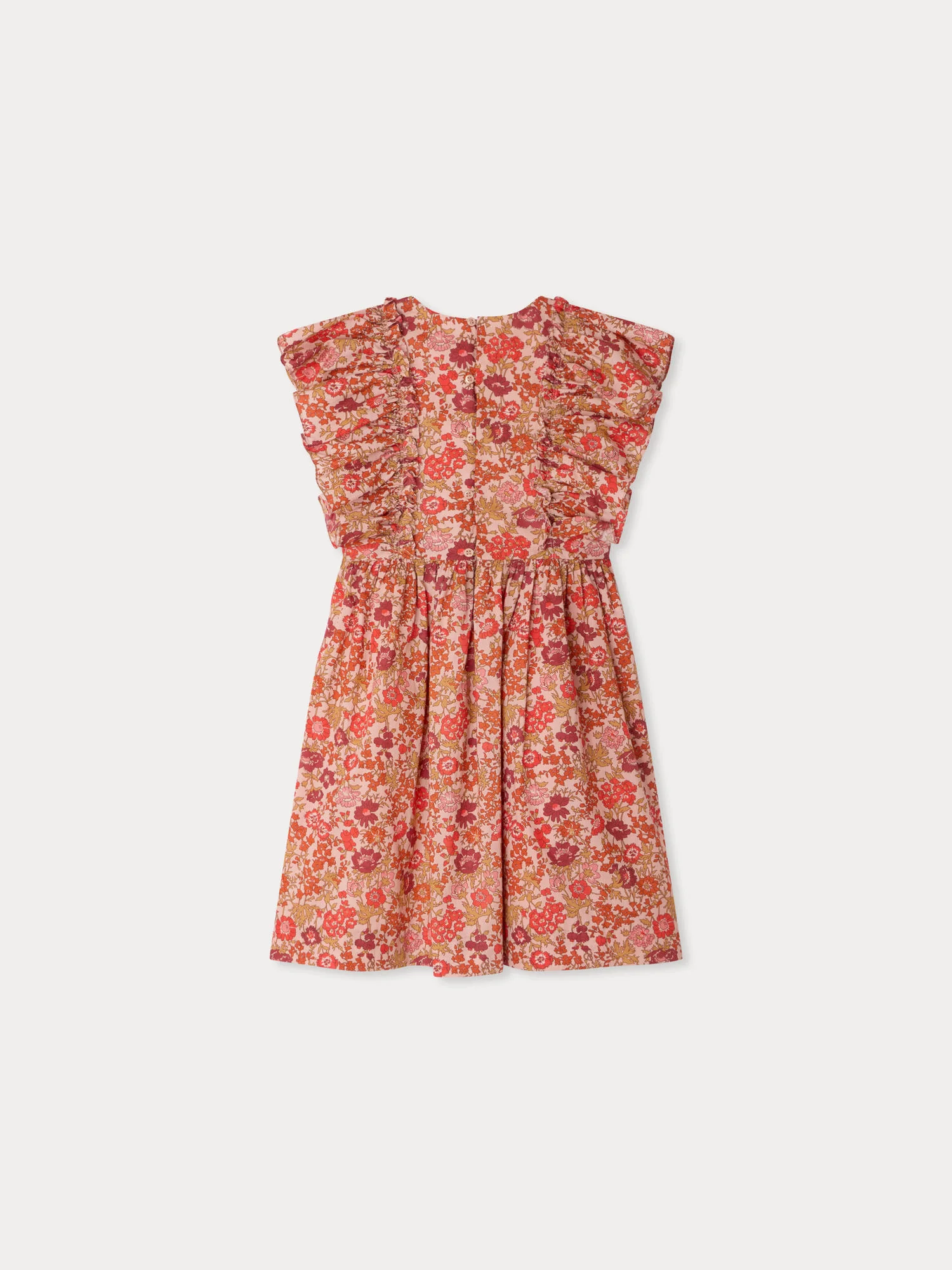 Lizzy dress with ruffles in Liberty fabric and organic cotton - Image 3