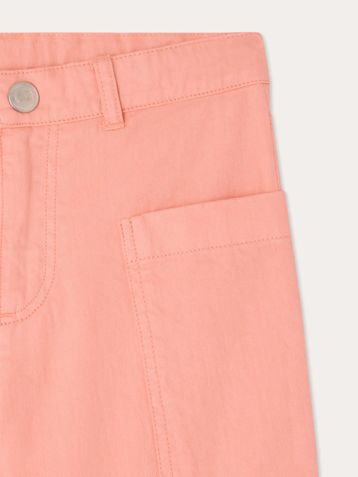 Looping wide-leg trousers in organic cotton - Image 3