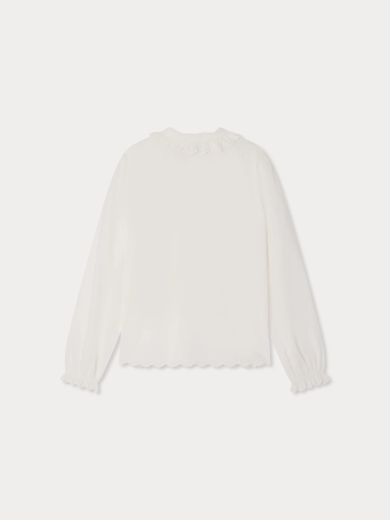 Luanda blouse in organic cotton poplin - Image 3