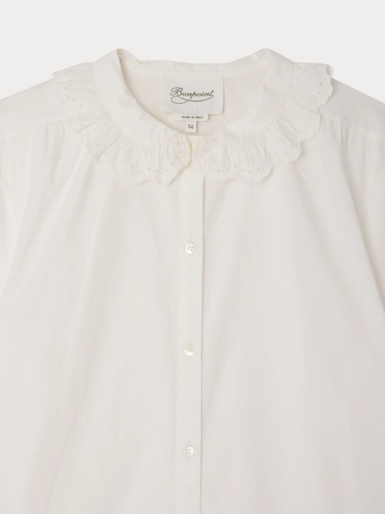 Luanda blouse in organic cotton poplin - Image 4