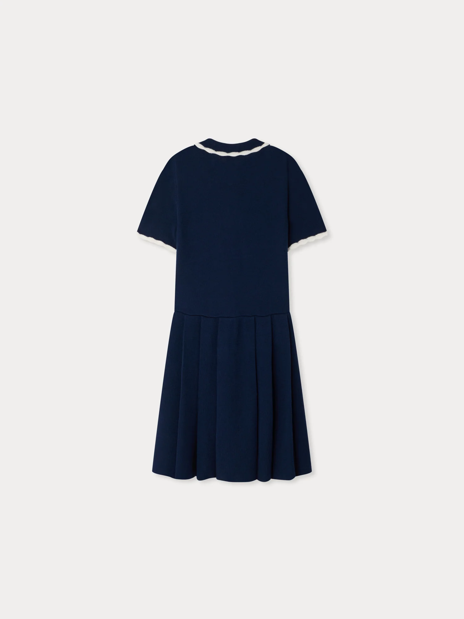 Lubua pleated dress in organic cotton - Image 2