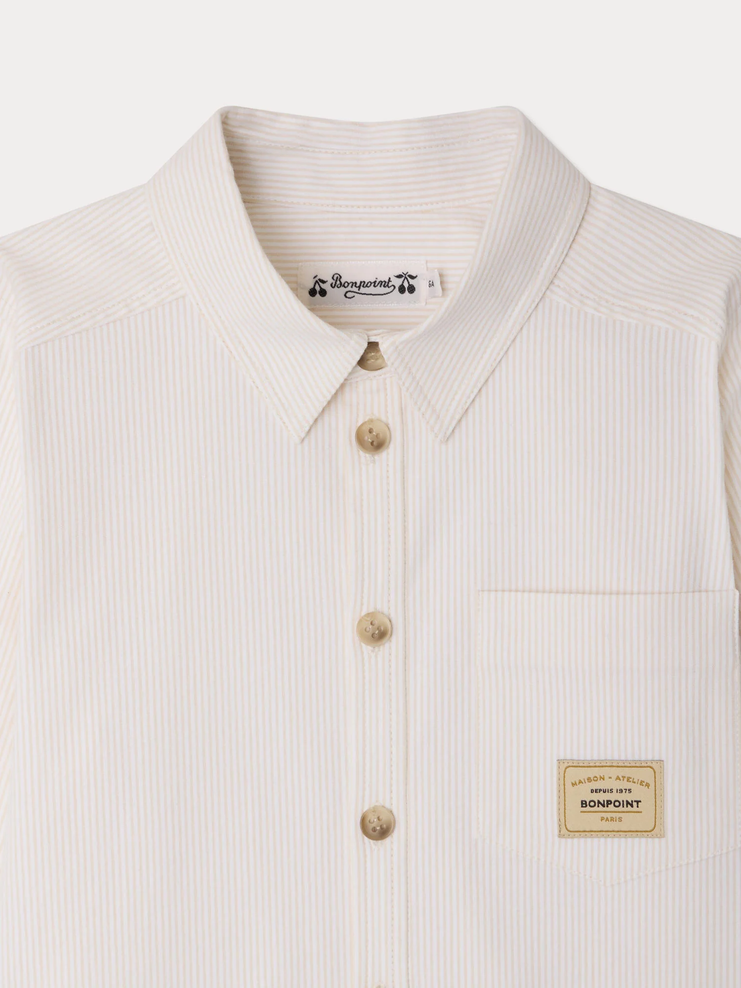 Lucan shirt in organic seersucker cotton - Image 3