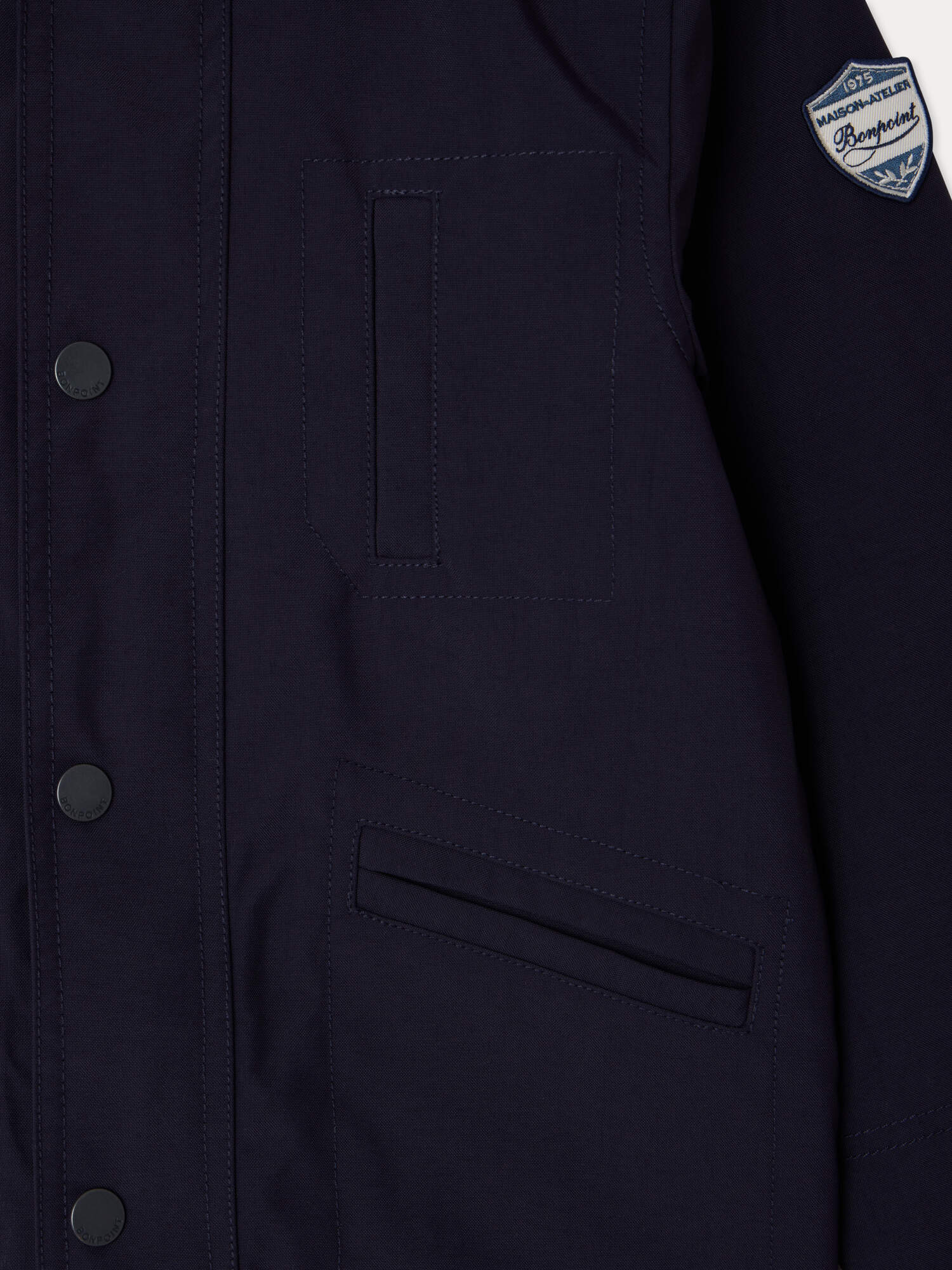 Luther quilted parka with removable hood - Image 4