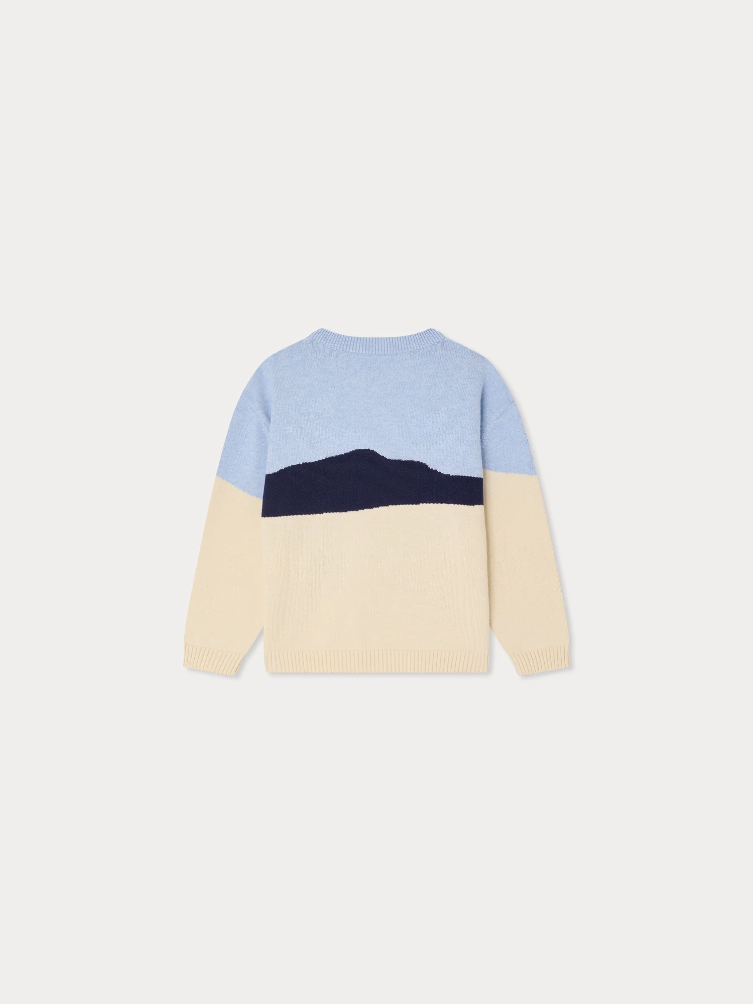 Lyle hand-embroidered seascape sweater in organic cotton and cashmere - Image 3