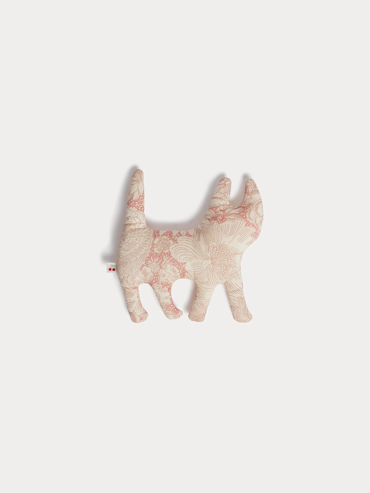 Lyric pink cat soft toy in Liberty fabric - Image 2