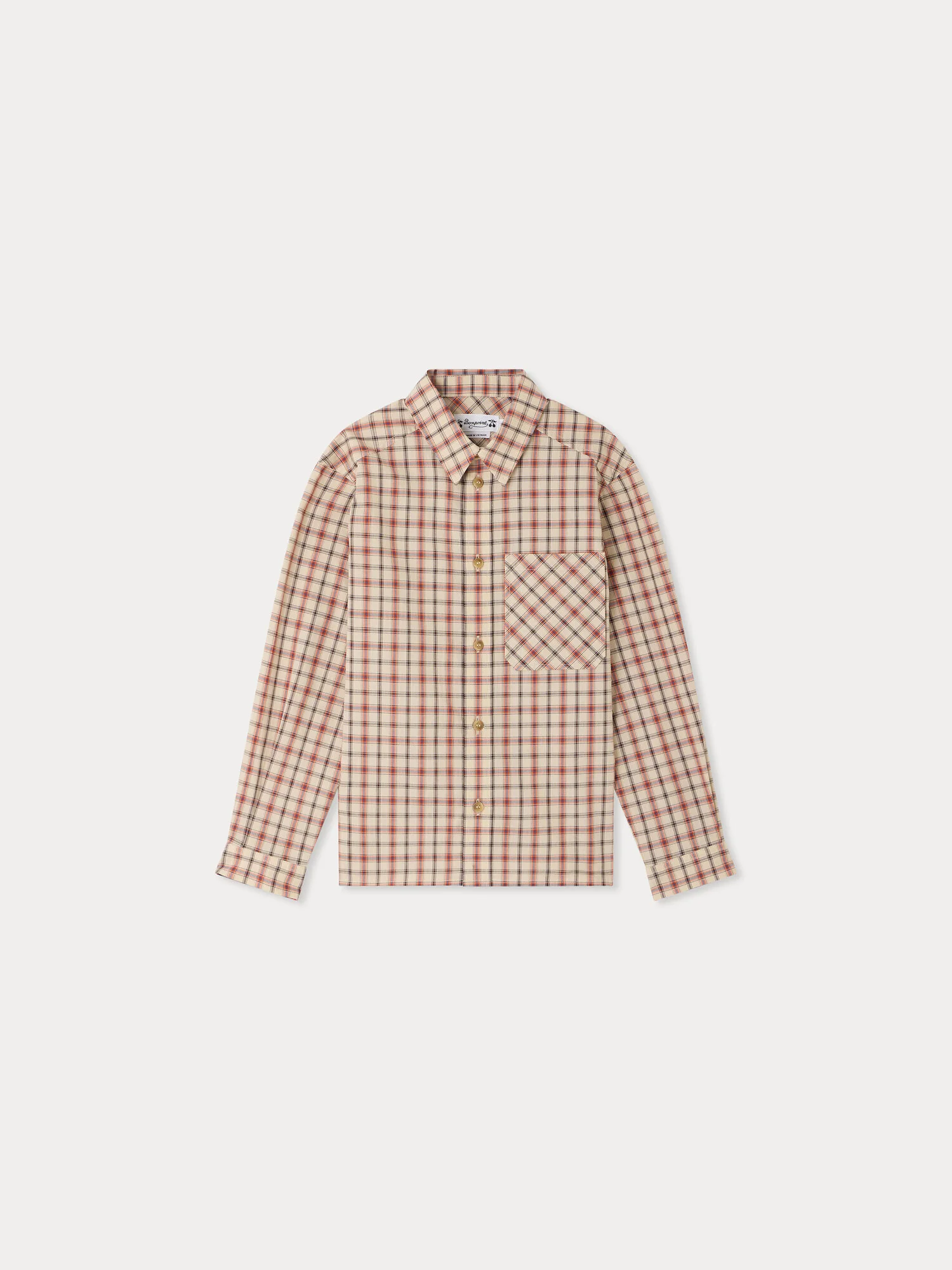 Marceau plaid shirt in organic cotton - Image 2