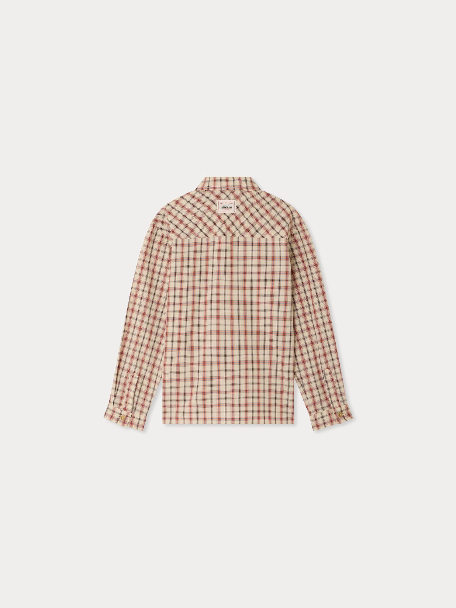 Marceau plaid shirt in organic cotton - Image 3