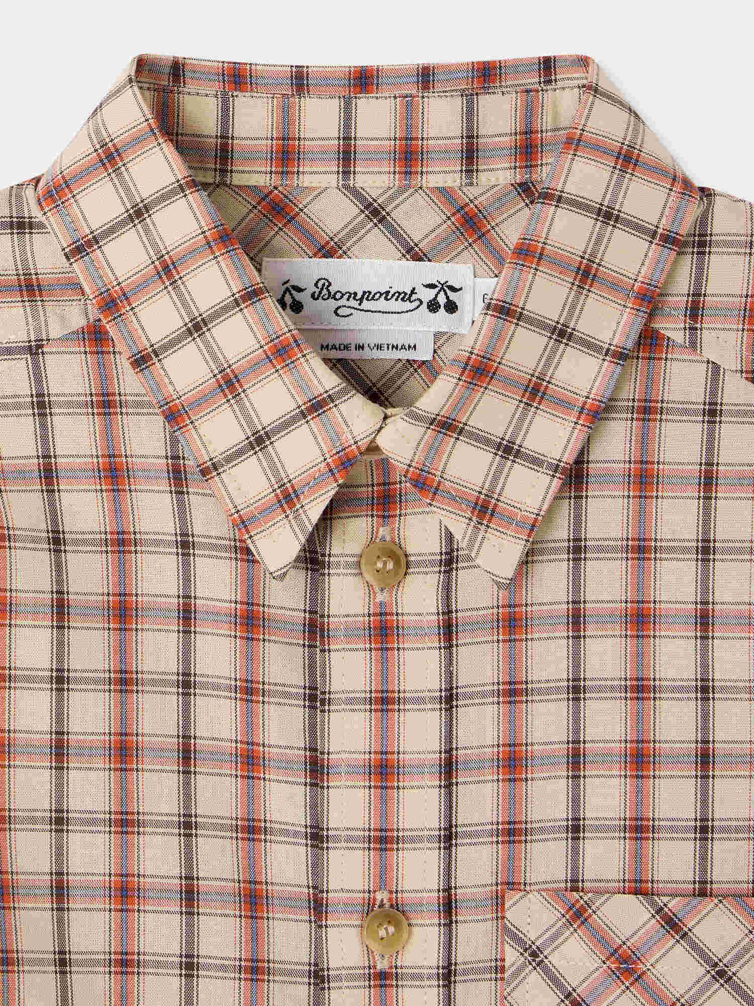 Marceau plaid shirt in organic cotton - Image 4