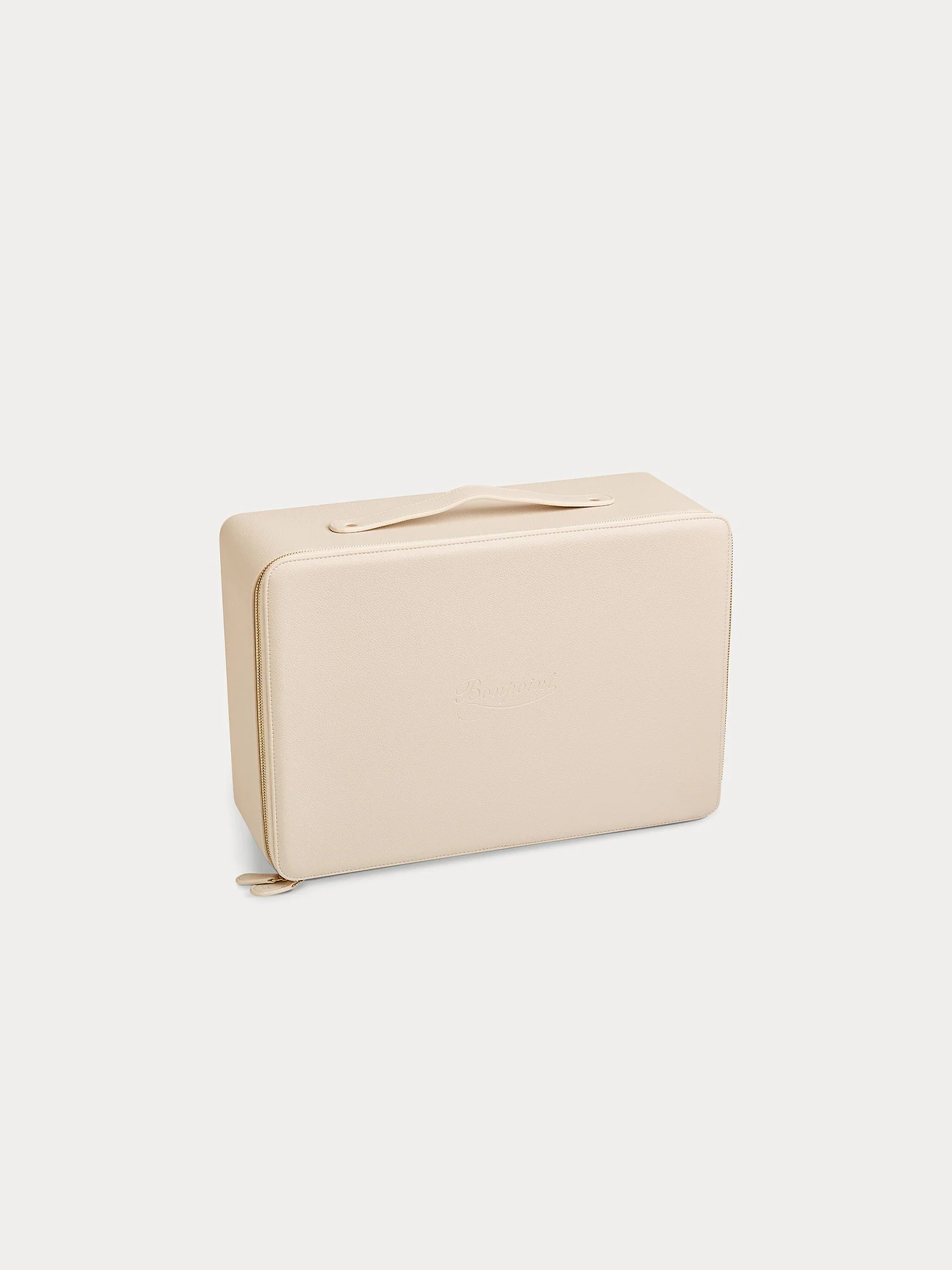 Medium faux leather suitcase - Image 5