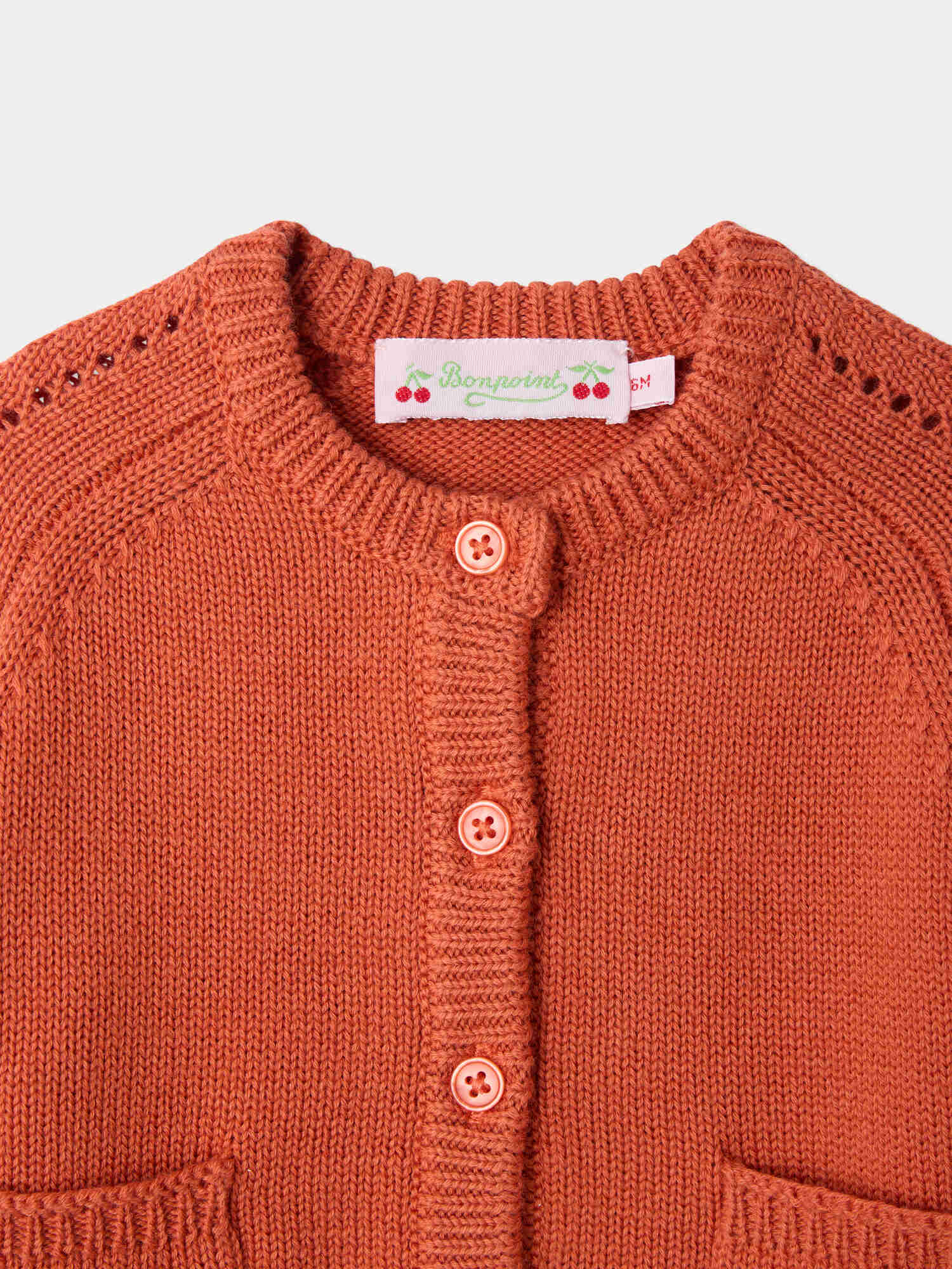 Melina baby cardigan with pockets - Image 3