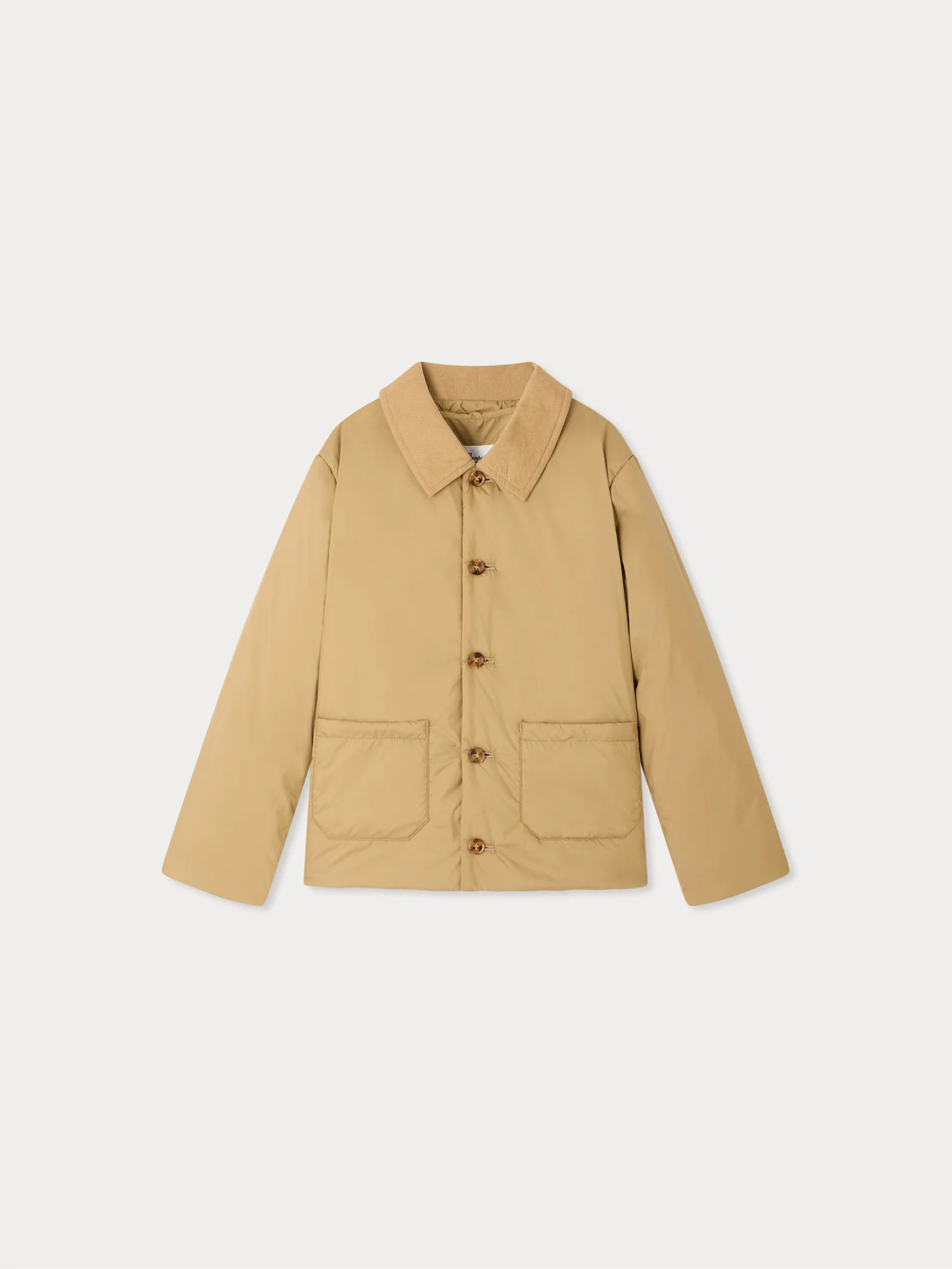 Moseph quilted jacket with velvet collar