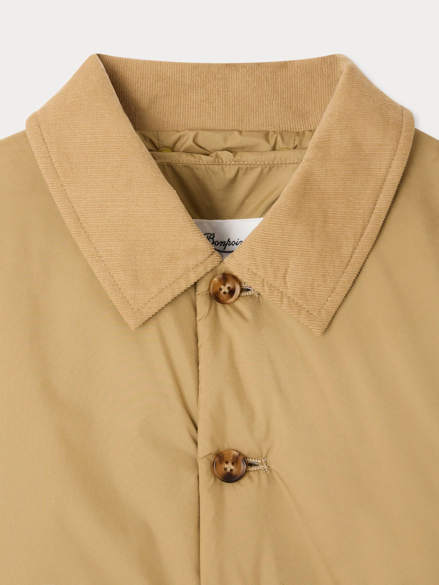 Moseph quilted jacket with velvet collar - Image 3