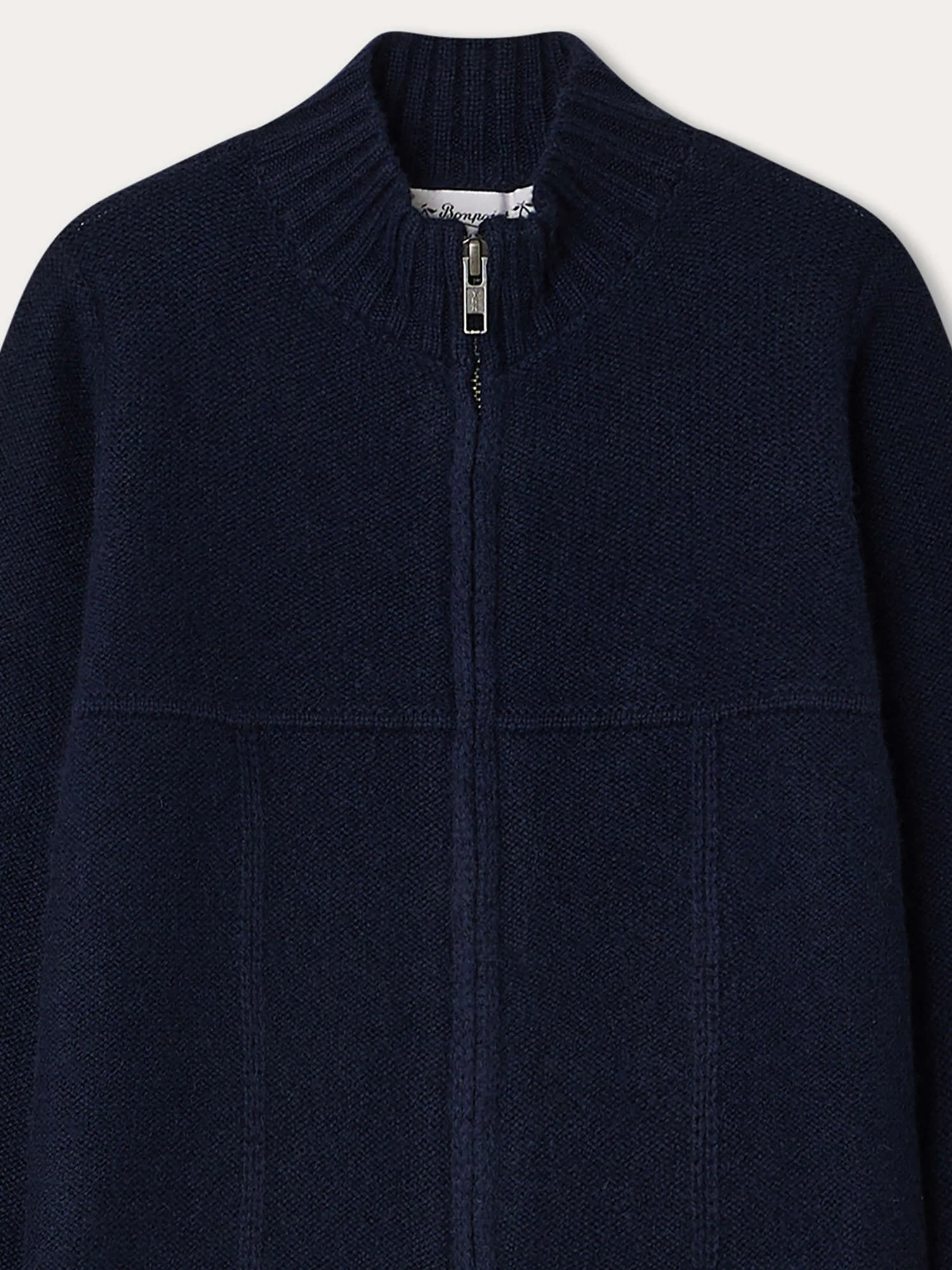 Navy cashmere cardigan - Image 3