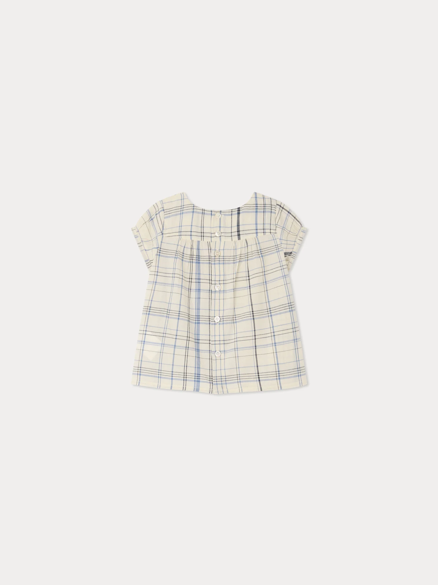 Nizon smocked checked blouse - Image 2